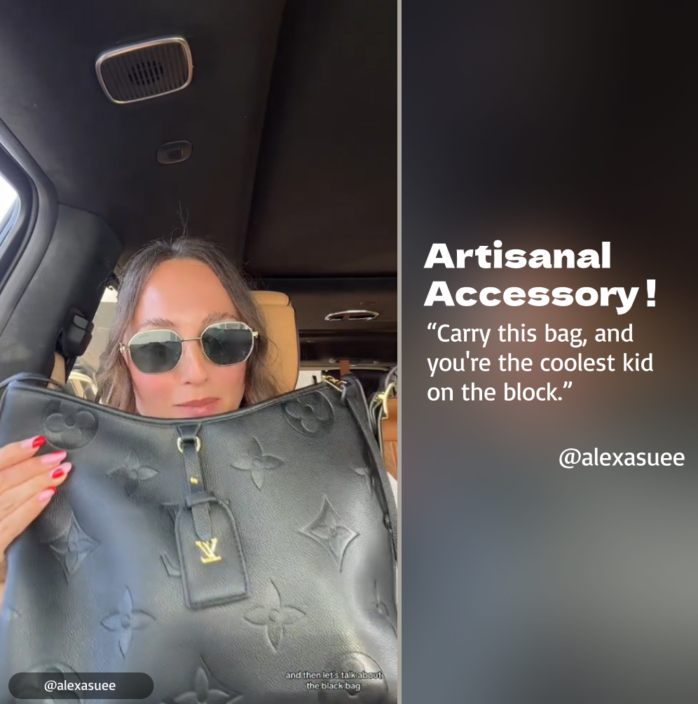 Designer Monogram  CarryAll PM - Black Bag - Gorchic - $114.99