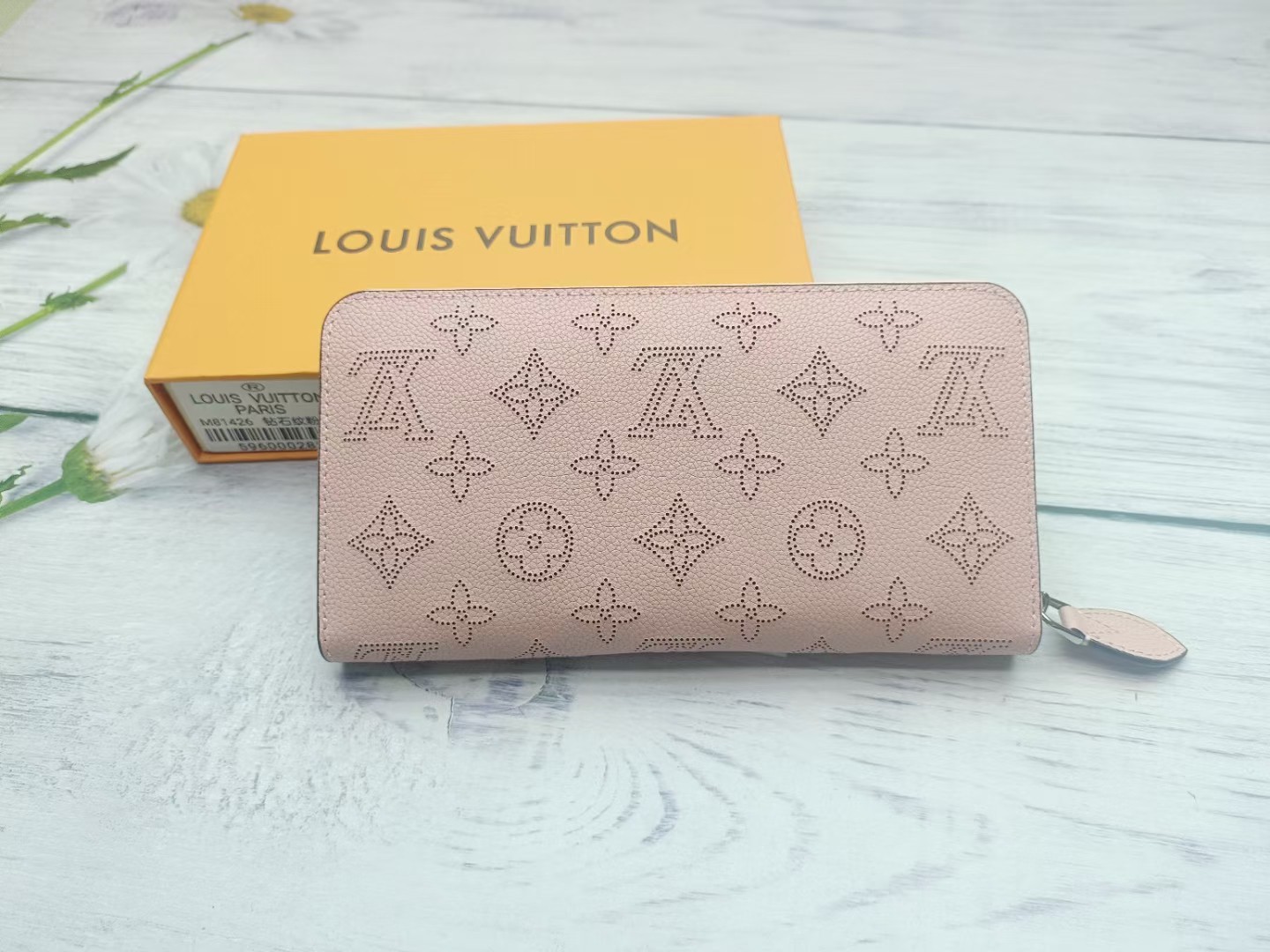 Designer Monogram Long Zippy Wallet - Gorchic - $58.99