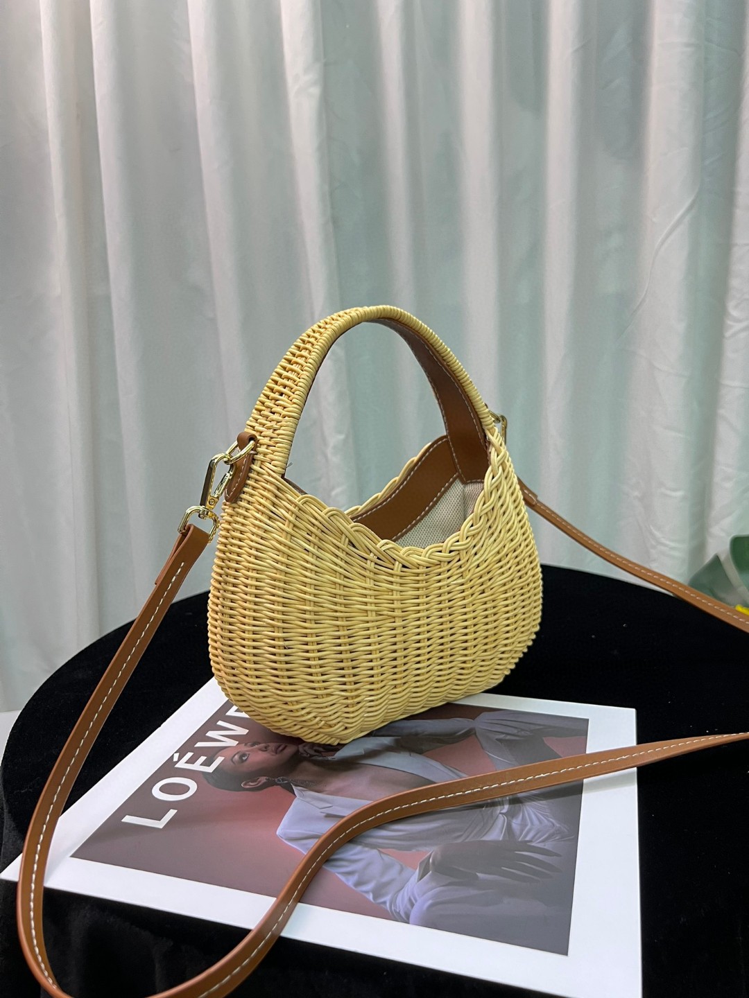 MU Wander matelassé nappa leather hobo bag - Khaki - Gorchic - $121.99