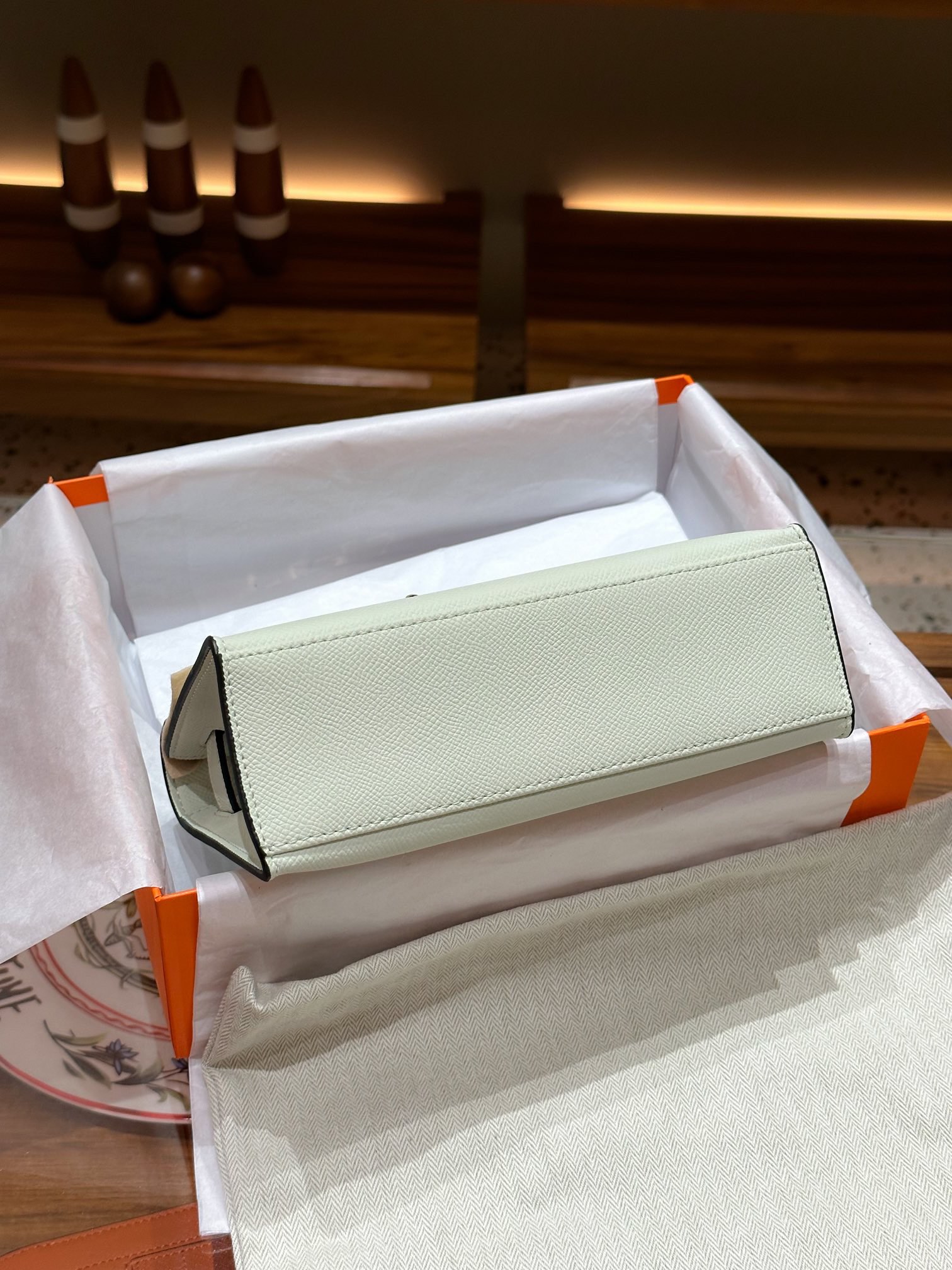 H-Inspired Kelly Mini 1st Kelly Pochette Generation Epsom Palm Leather-Bubble Green - Gorchic - $146.99