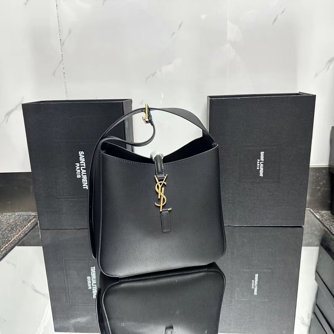 Lady Designer Supple Small leather shoulder bag-Black - Bag - Gorchic - $146.99