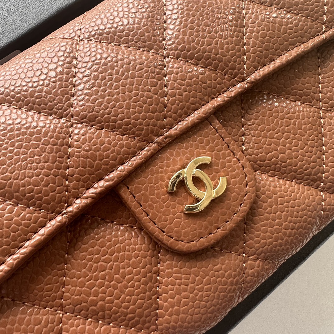 CC Inspired 23 Wallet on Chain- Brown Bag - Gorchic - $98.99