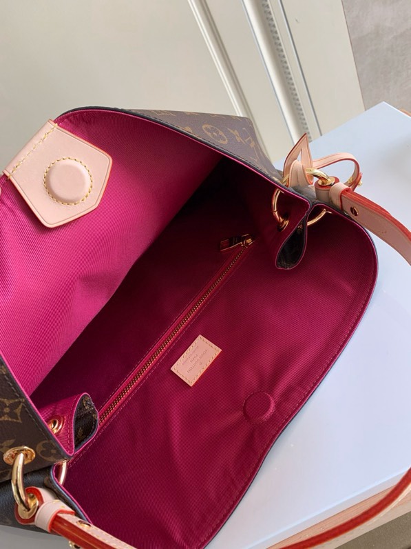 Designer Monogram Graceful MM Monogram Canvas Shoulder Bag - Gorchic - $120.99