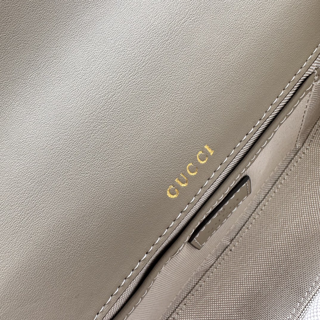 Double-G Horsebit 1955 Small Grey Shoulder Bag - Gorchic - $121.99