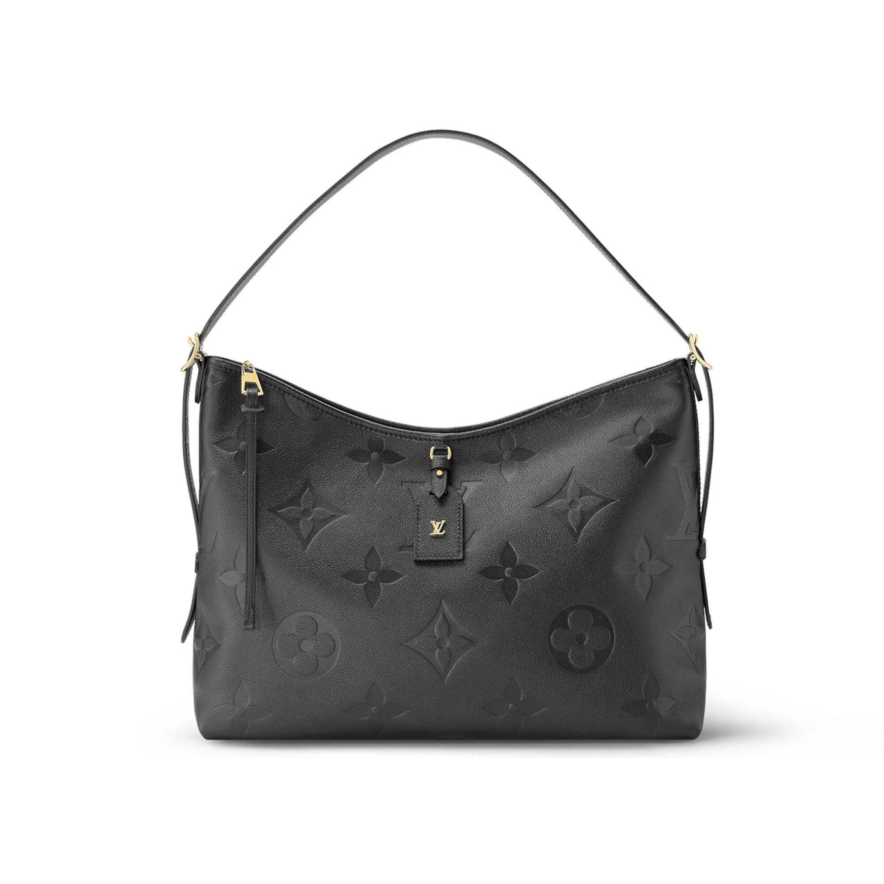 Designer Monogram  CarryAll MM - Black Bag - Gorchic - $118.99
