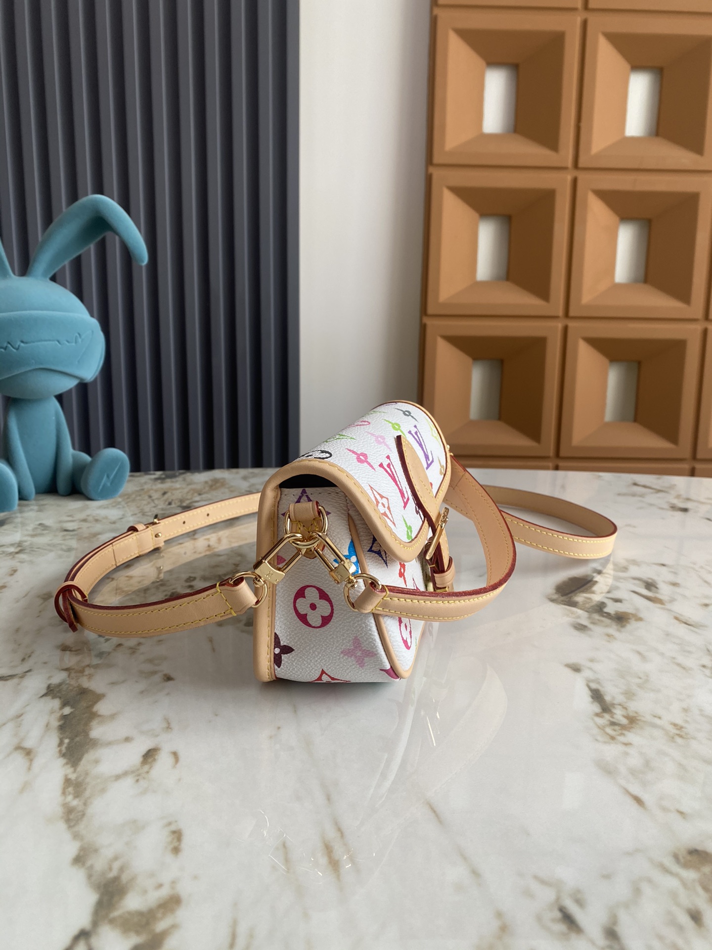 Designer Monogram x Murakami  x TM NANO DIANE Handbag - Gorchic - $115.99