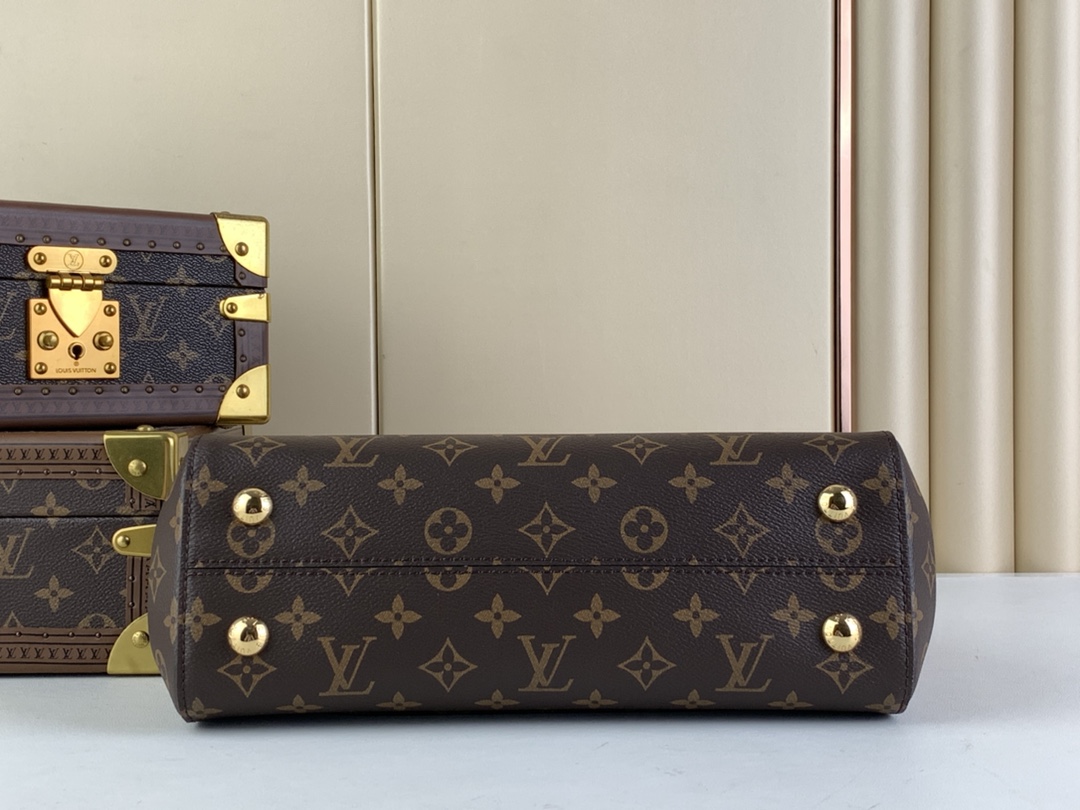 Designer Monogram Cluny BB Monogram Canvas Tote Bag - Gorchic - $132.99