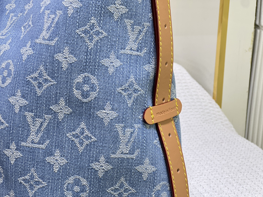 Designer Monogram CarryAll MM M11462 Blue - Bag - Gorchic - $132.99