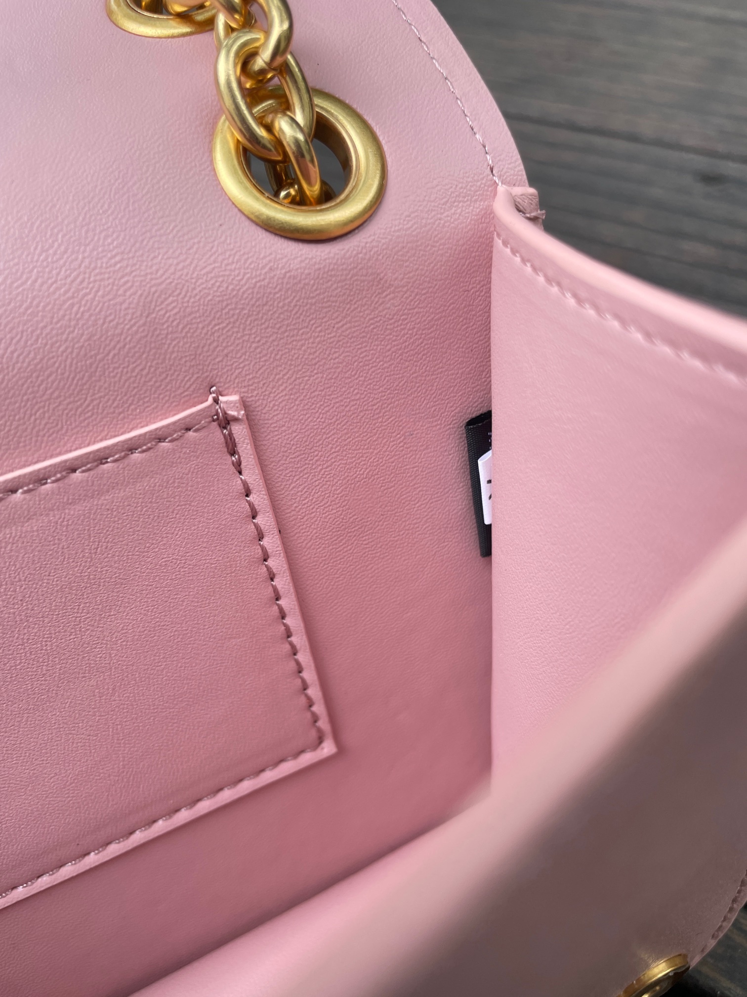MU Matelassé nappa leather mini bag Pink - Bag - Gorchic - $117.99