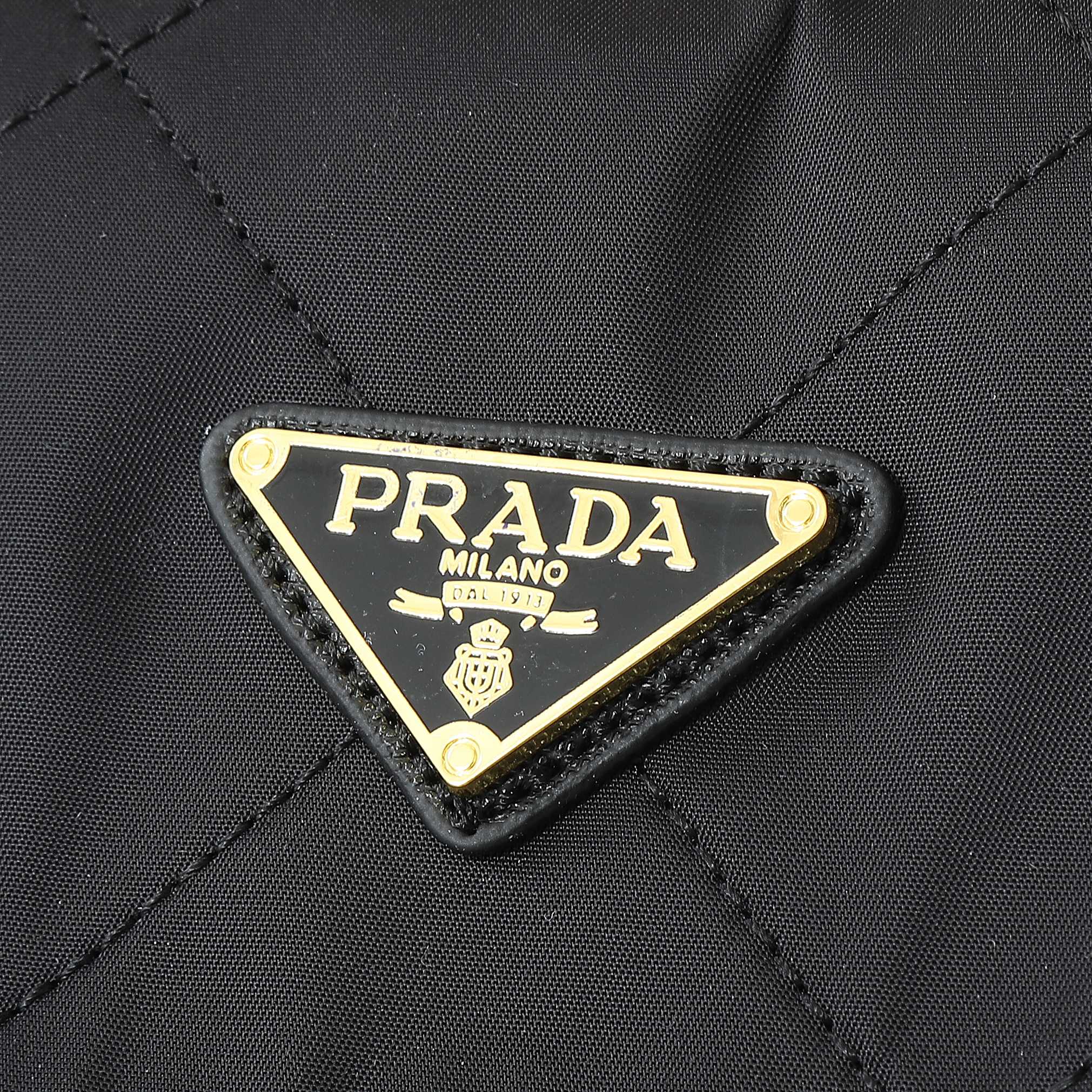 Saffiano texture Tessuto Impuntu Quilted Flap Shoulder Black Bag - Gorchic - $132.99