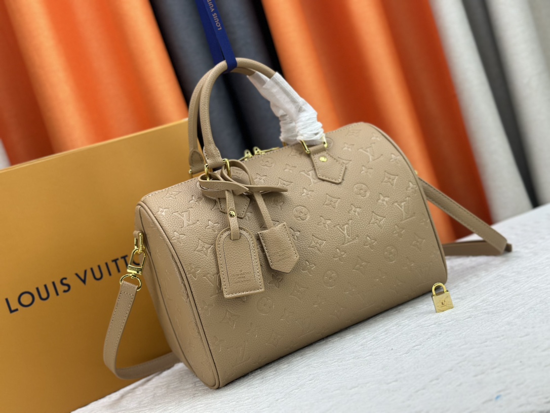 Designer Monogram Speedy Soft 30 - Apricot Bag - Gorchic - $144.99