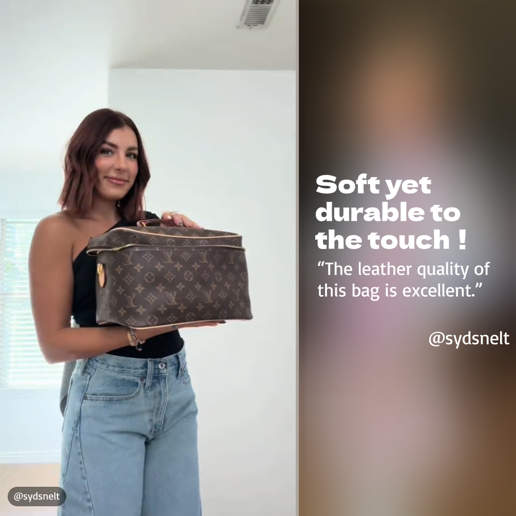 Designer Monogram Monogram Nice Vanity - Bag - Gorchic - $154.99