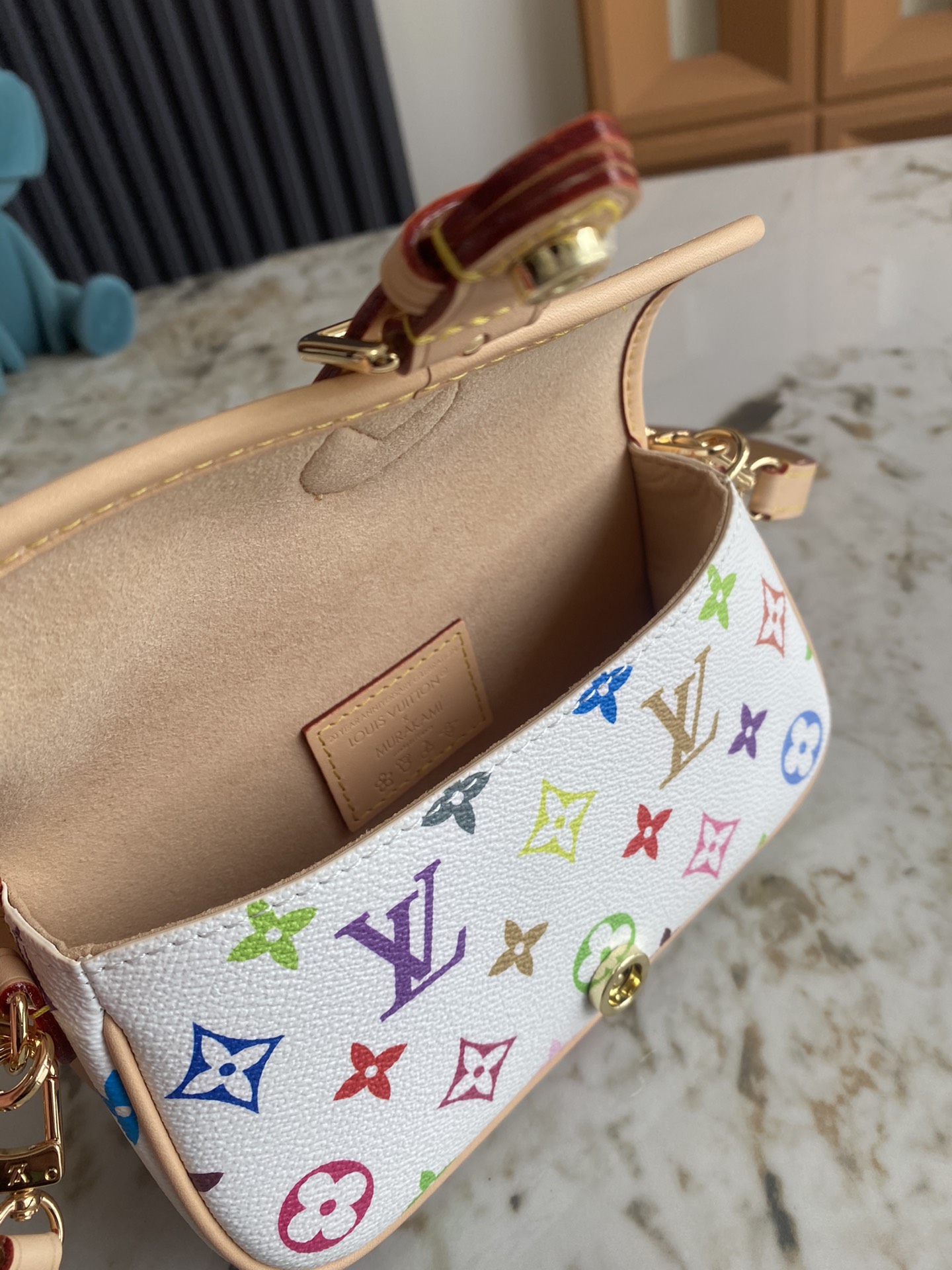 Designer Monogram x Murakami  x TM NANO DIANE Handbag - Gorchic - $115.99