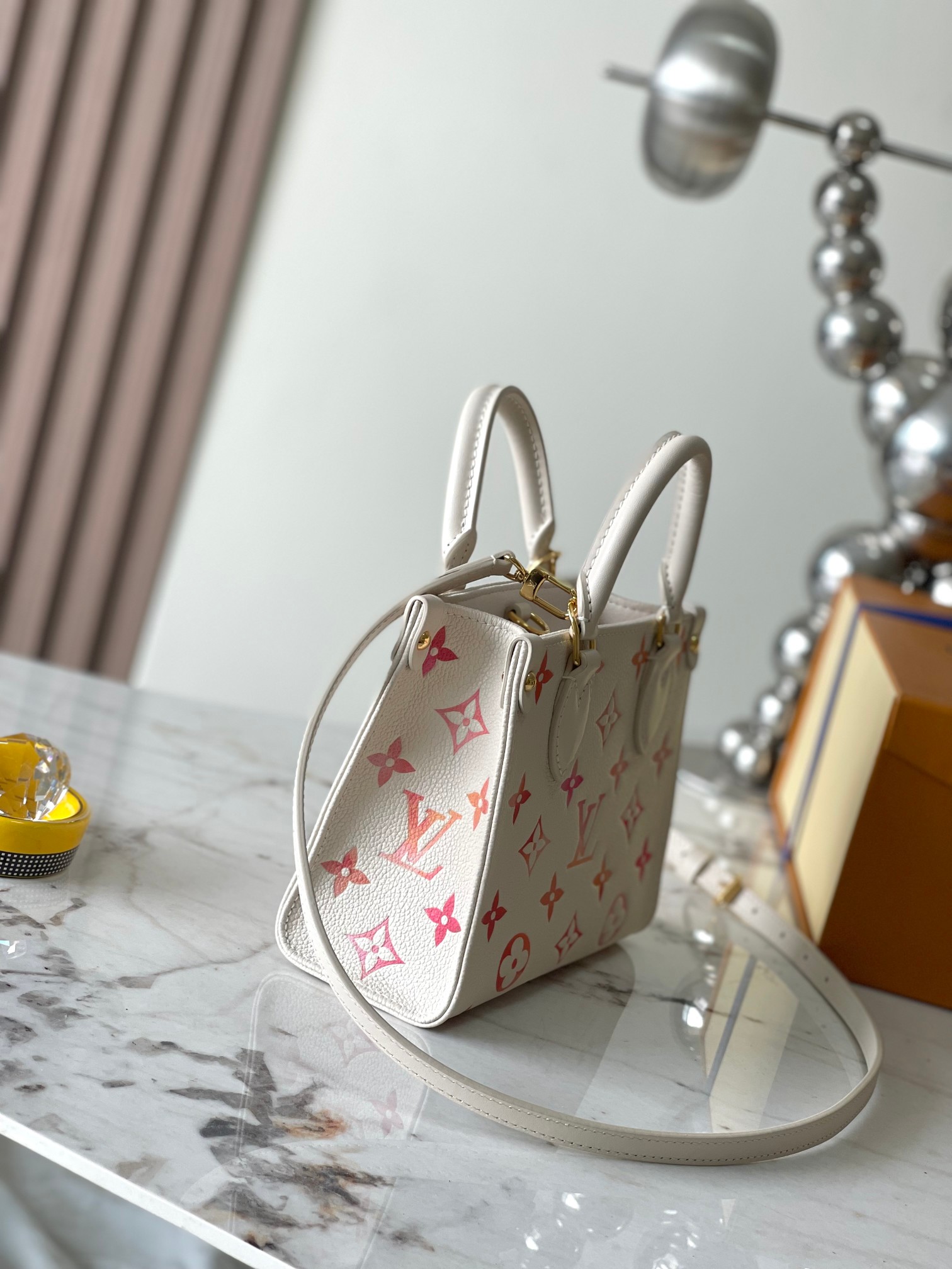 Designer Monogram Canvas Onthego BB White Powder - Bag - Gorchic - $124.99