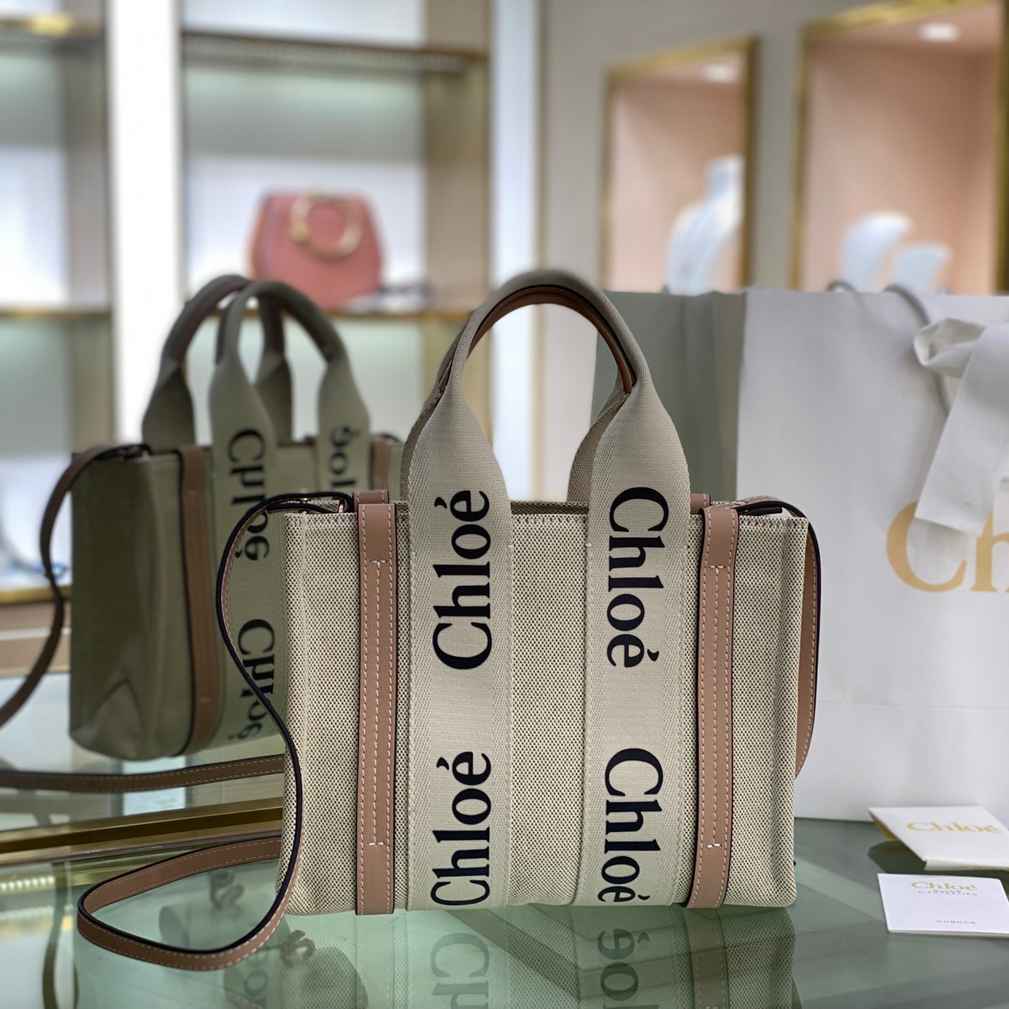 chleo Woody tote bag Small Size - Bag - Gorchic - $113.99