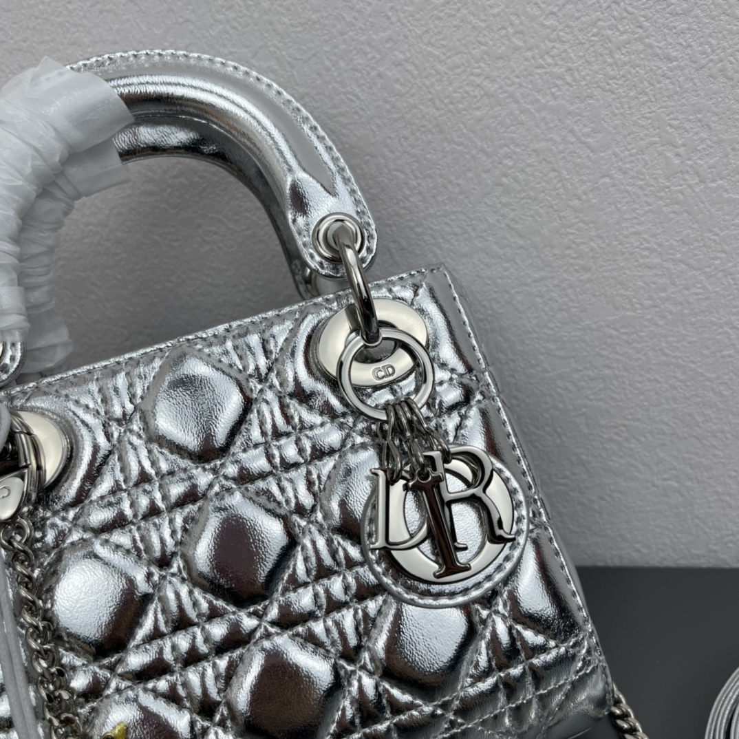 D Inspired Mini Lady D Inspired Bag Cannage Calfskin - Bag - Gorchic - $158.99