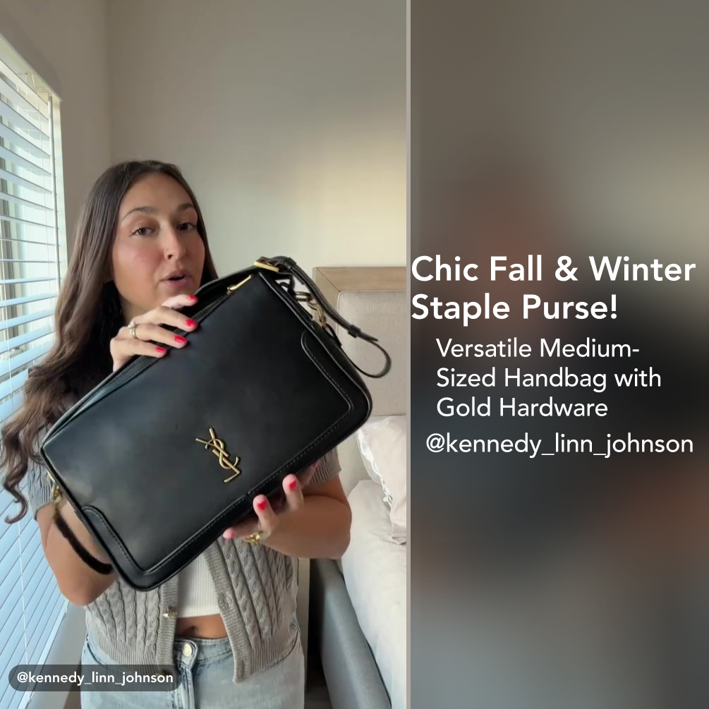 Lady Designer Camera Supple Bag-Black Bag - Gorchic - $141.99