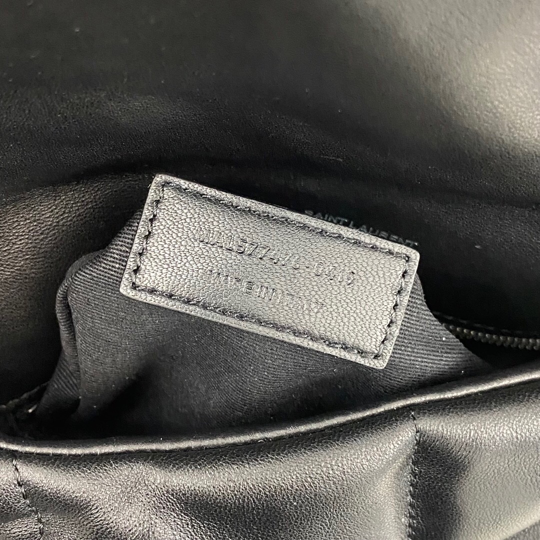 Lady Designer Loulou Puffer Small Quilted Leather Shoulder Bag Black - Bag - Gorchic - $183.99