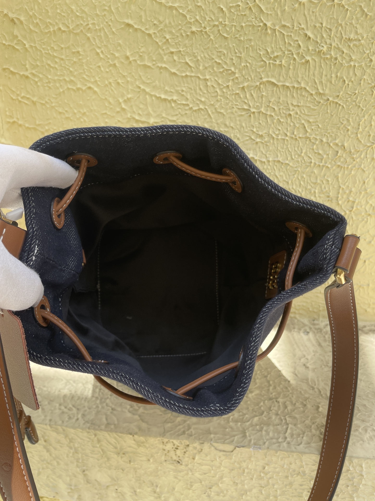 MU Leather bucket bag-Black - Bag - Gorchic - $119.99