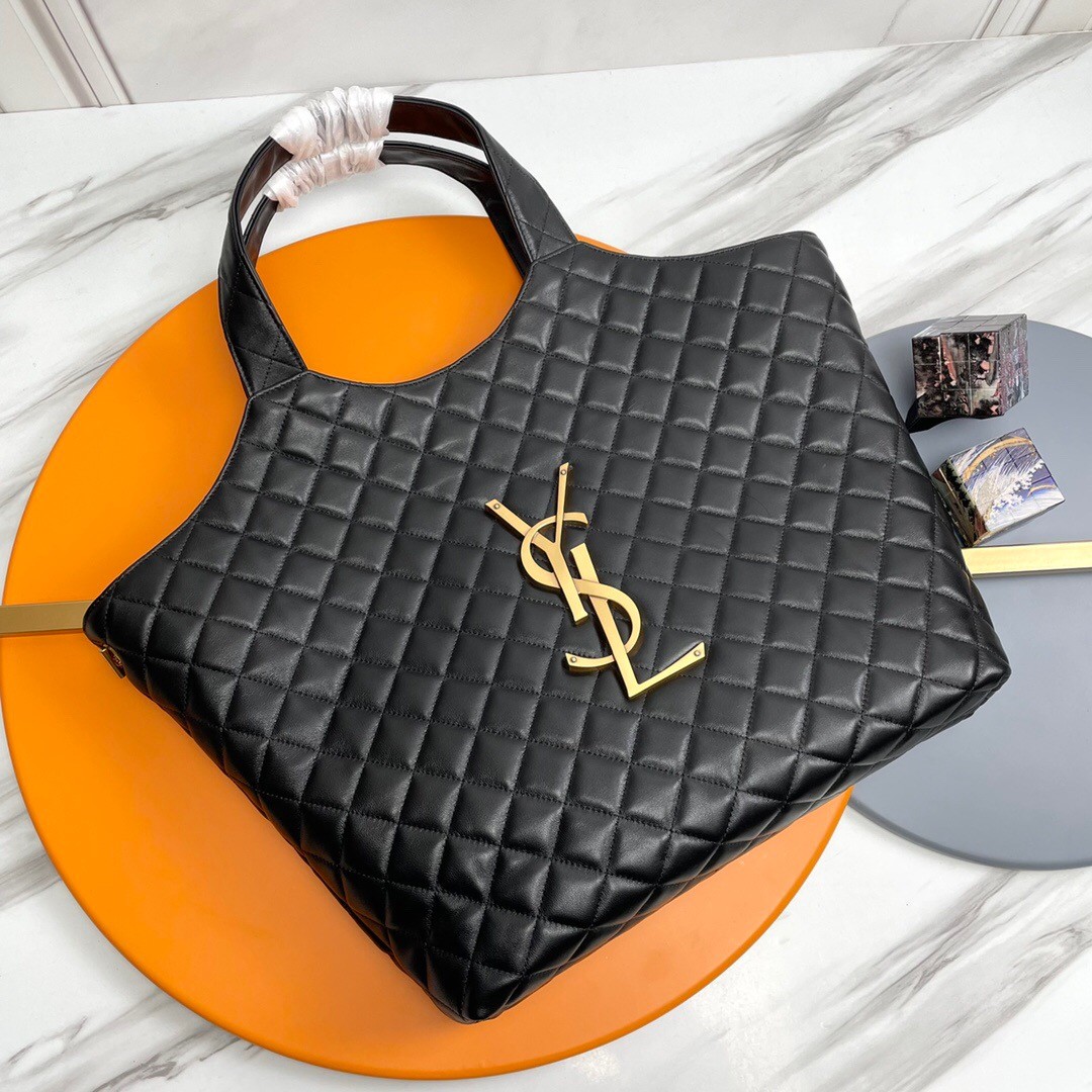 Lady Designer ICARE MAXI SHOPPING BAG IN QUILTED Calfskin - Bag - Gorchic - $135.99