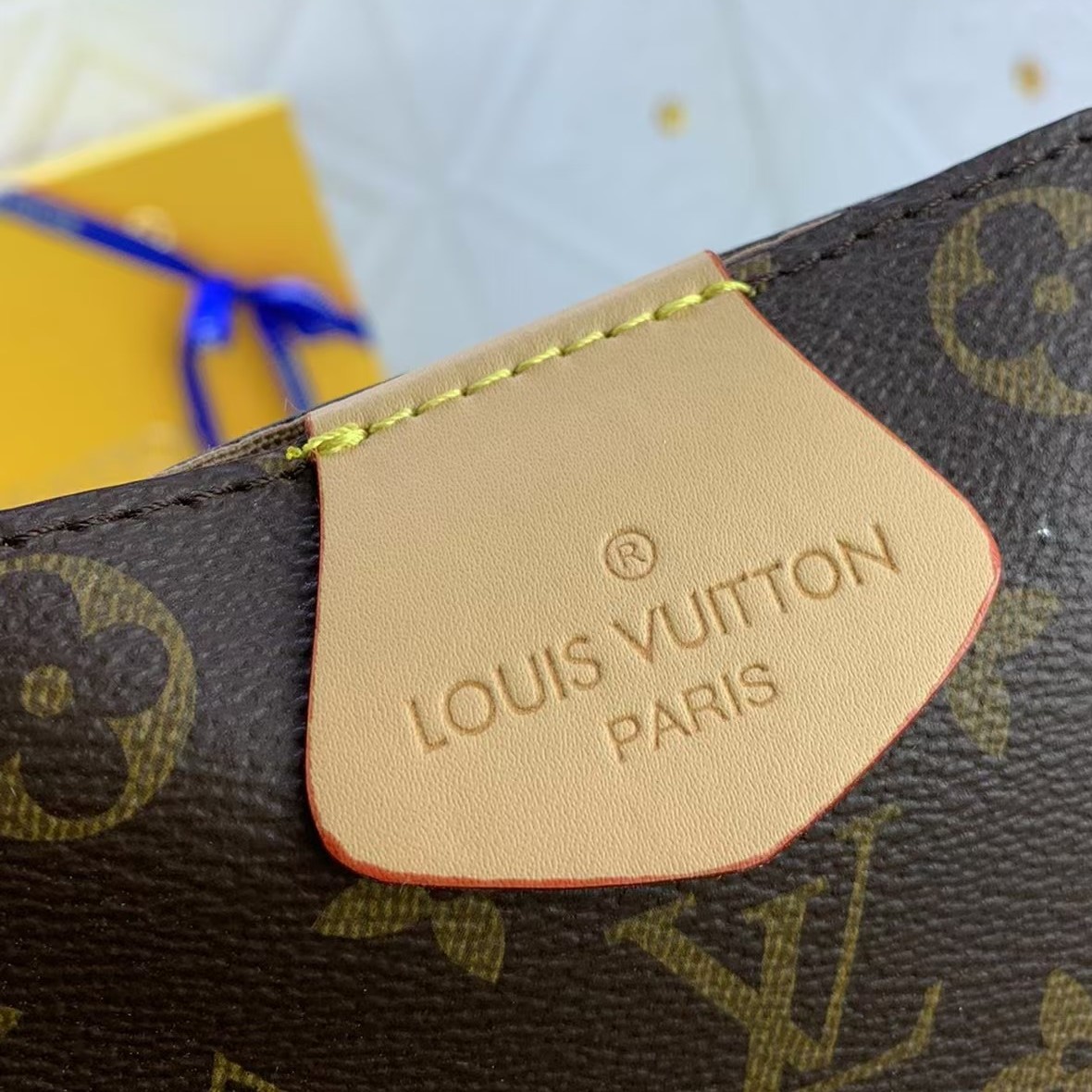 Designer Monogram Graceful Beige Monogram - Gorchic - $135.99