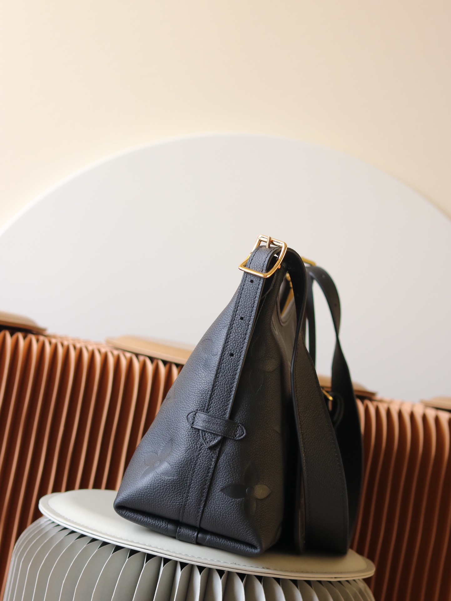 Designer Monogram  CarryAll MM - Black Bag - Gorchic - $118.99