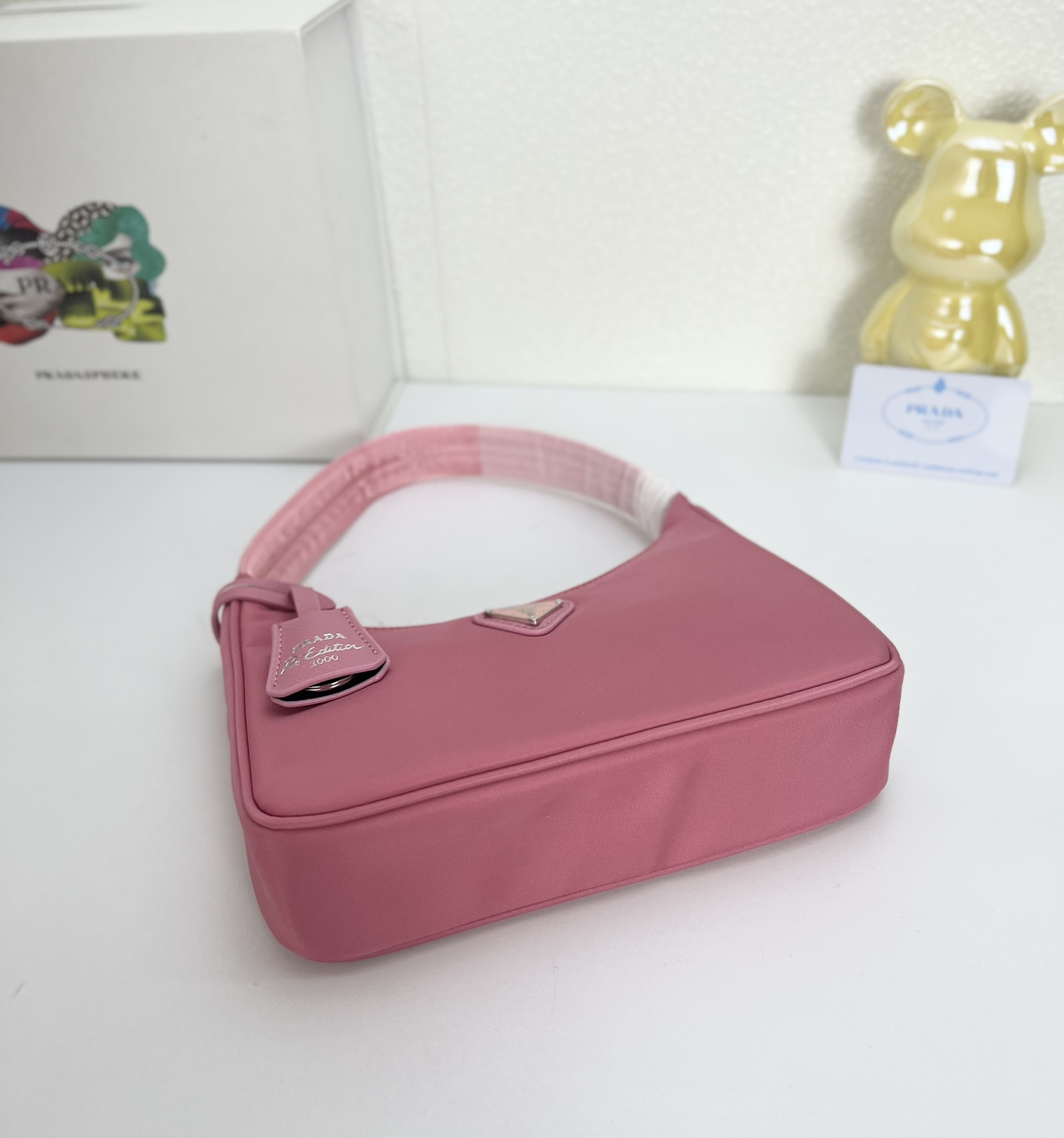 Saffiano texture Hobo Medieval Moon Bag - Red Bag - Gorchic - $93.99