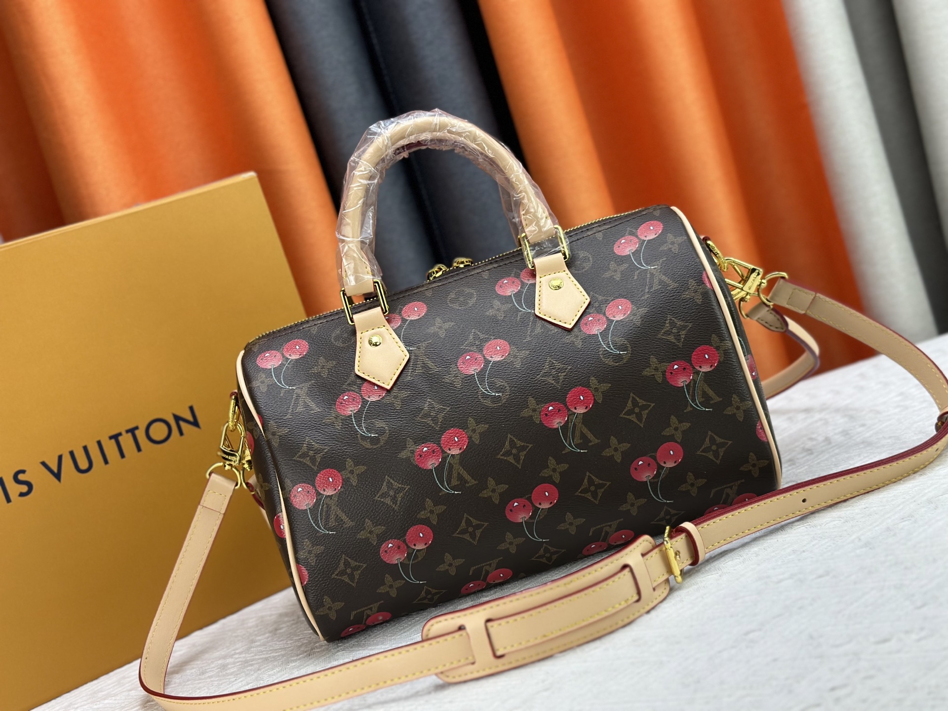 Designer Monogram x Murakami  x TM Speedy Bandoulière 25 & Speedy 30 Bag - Gorchic - $126.99