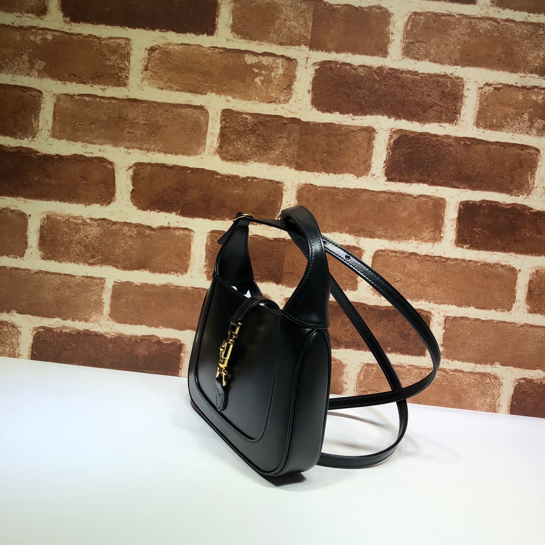 Double-G Jackie 1961 mini shoulder bag-Black - Bag - Gorchic - $124.99
