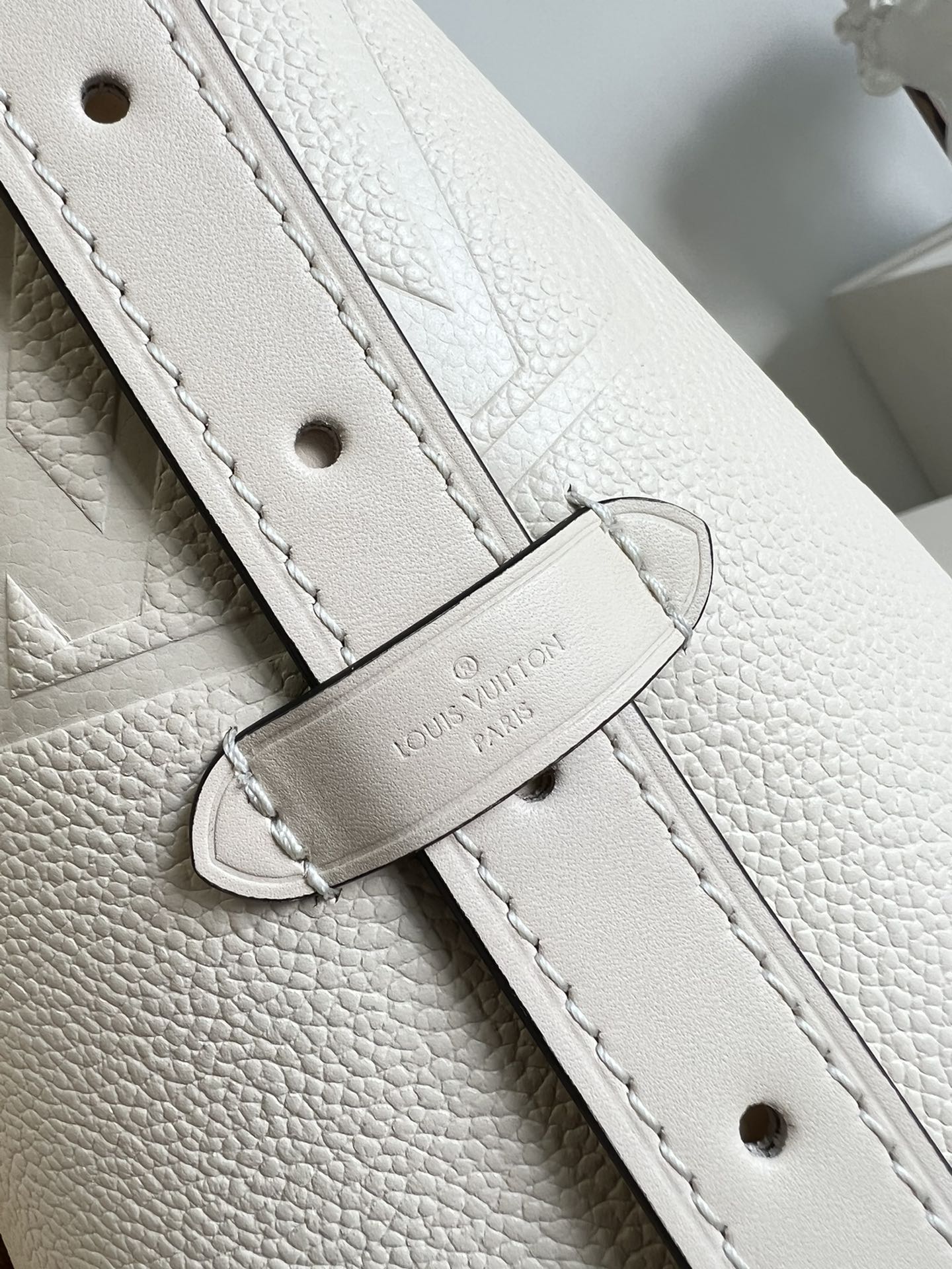 Designer Monogram  CarryAll MM - White Bag - Gorchic - $118.99