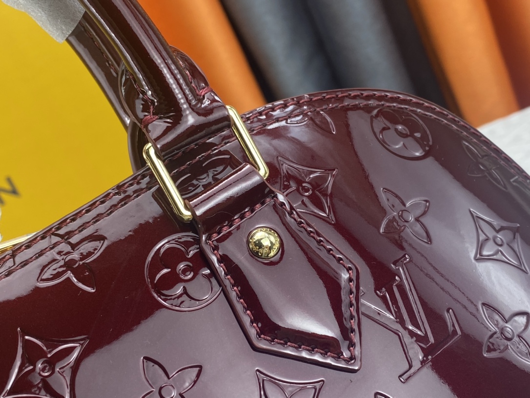 Designer Monogram Vernis Alma PM Bag - Gorchic - $132.99