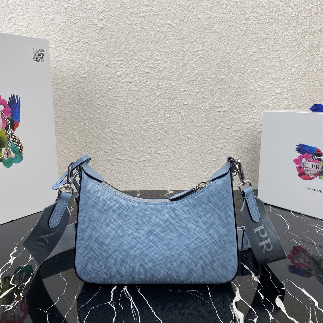 Saffiano texture Re-Edition 2005 Saffiano Leather Bag - Gorchic - $103.99