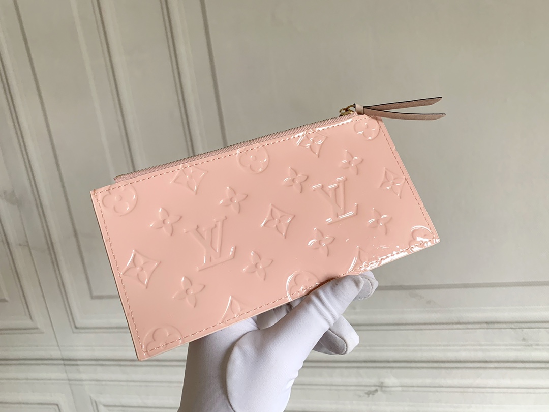 Designer Monogram  Felicie Pochette Monogram Vernis Bag - Gorchic - $82.99