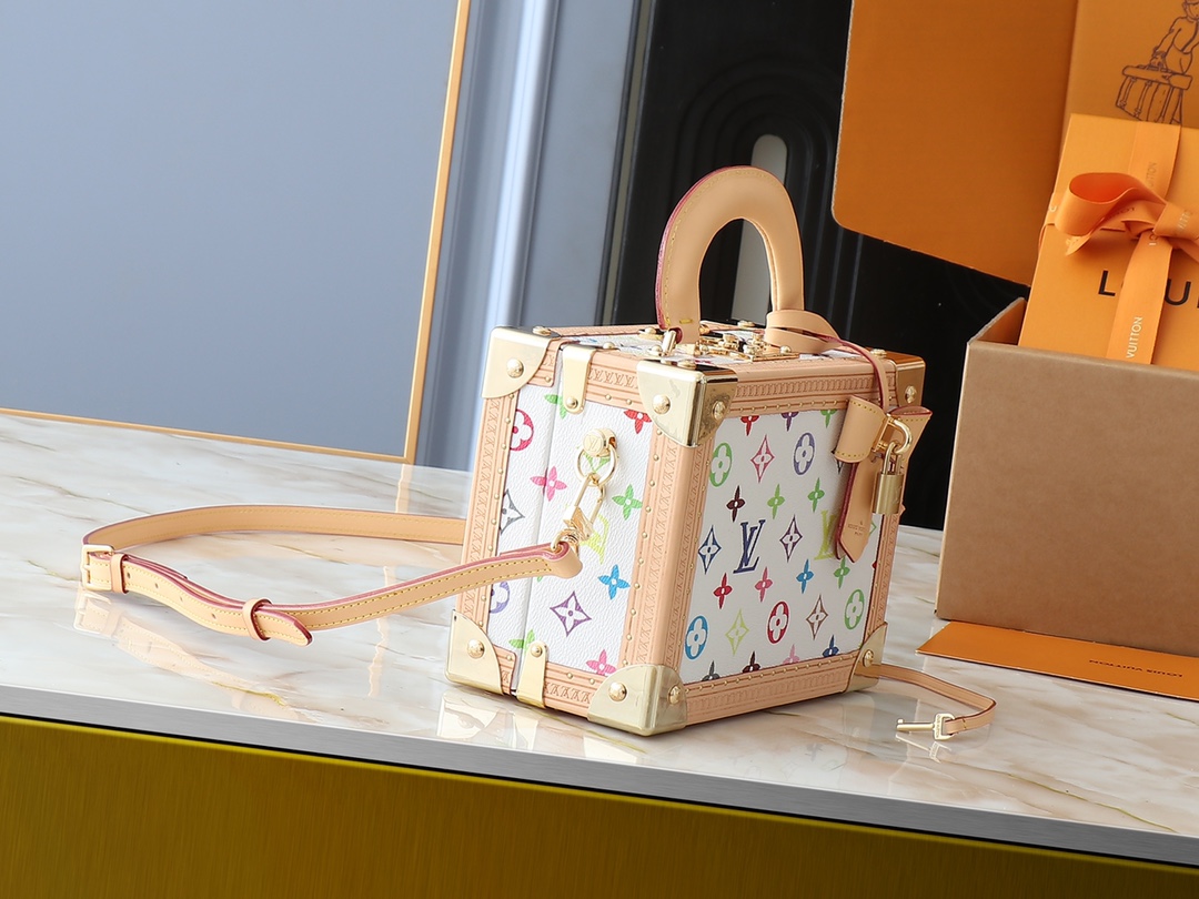 Designer Monogram x Murakami  x TM Petite Valise Other Monogram Canvas Bag - Gorchic - $237.99