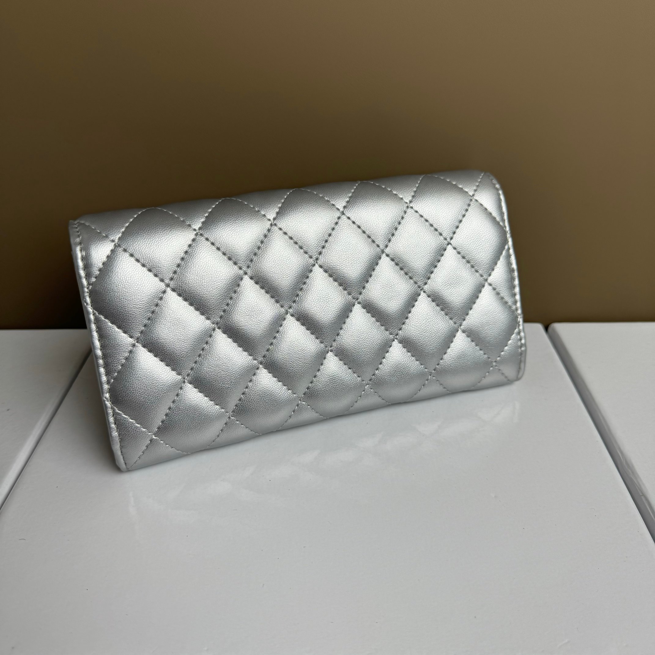 CC Inspired Counterfeit Caviar Leather Wallet-Sier Wallet - Gorchic - $59.99