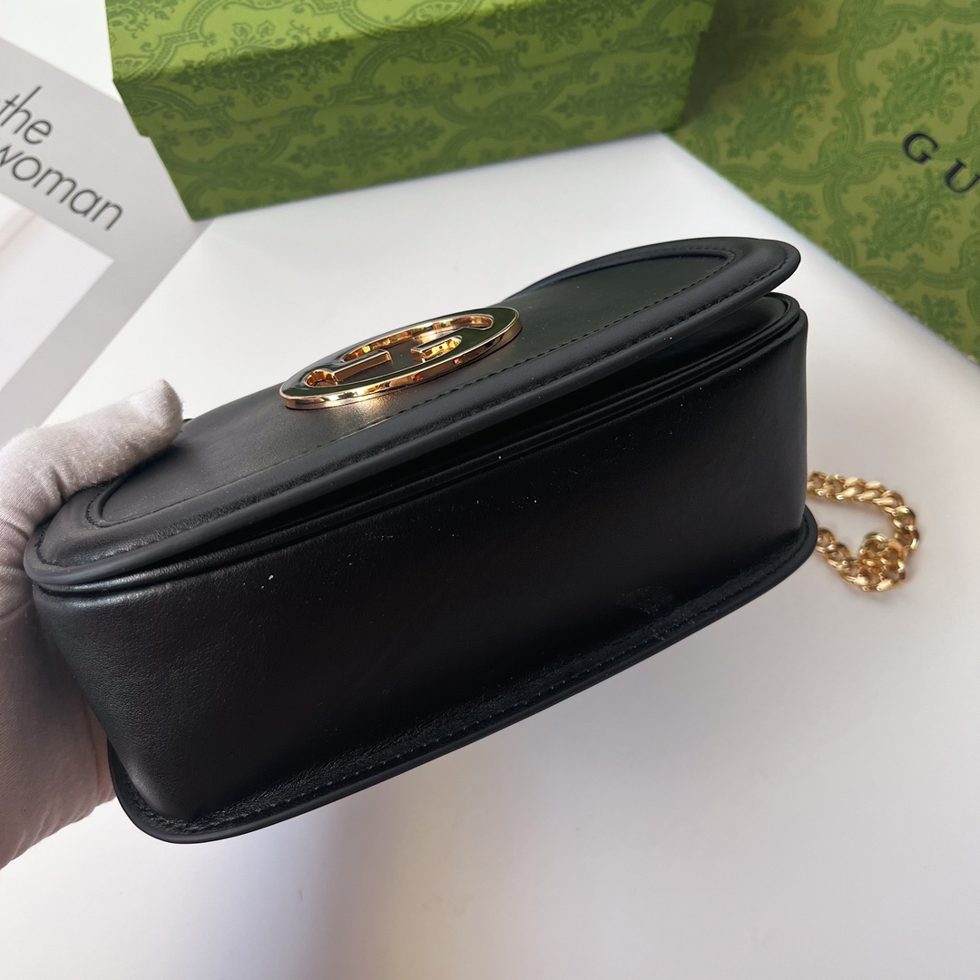 Double-G Blondie Mini Shoulder Bag - Black Bag - Gorchic - $115.99