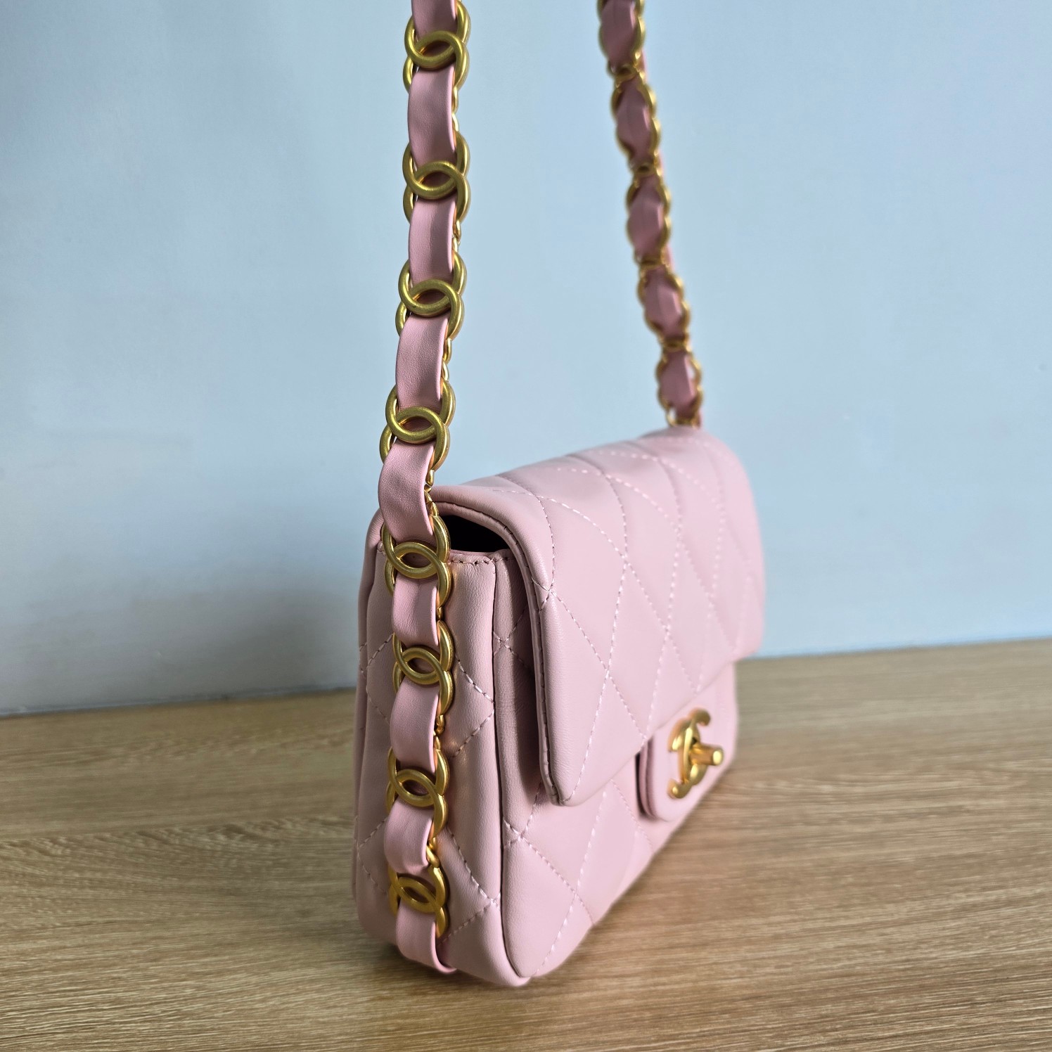 CC Inspired New 24K Small Underarm Bag - Pink Bag - Gorchic - $136.99