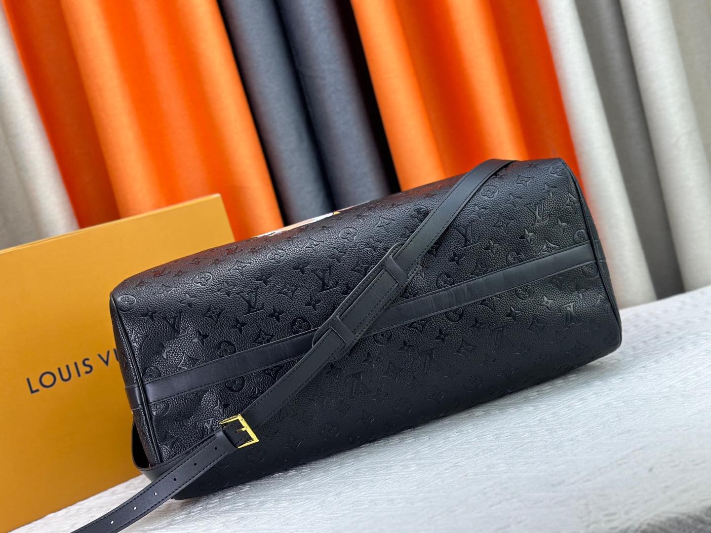 Designer Monogram x Murakami  x TM Keepall Bandoulière 50 Monogram Empreinte Leather - Gorchic - $162.99