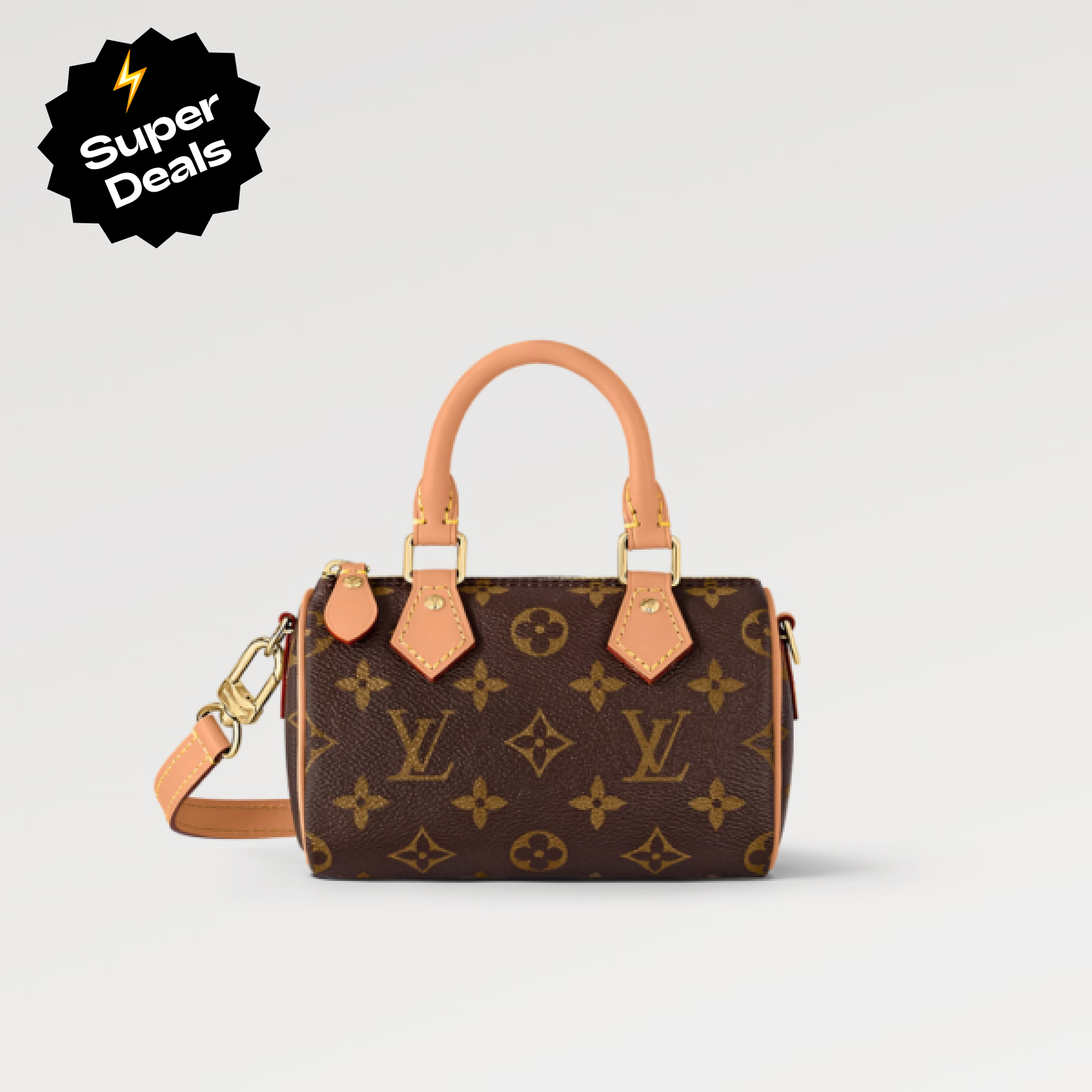 Designer Monogram Nano Speedy - Bag - Gorchic - $98.99