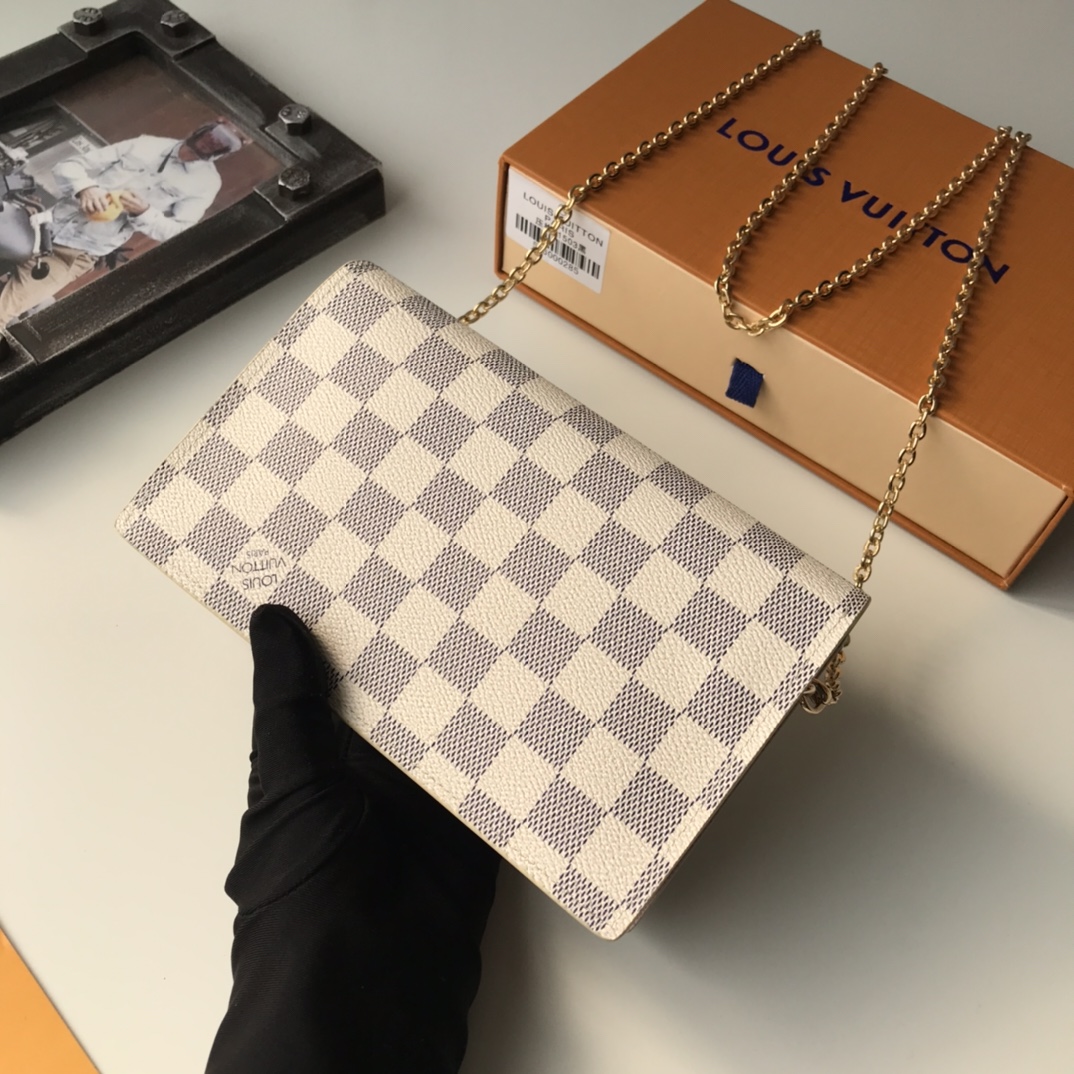 Designer Monogram Wallet  Croisette Chain Wallet - Bag - Gorchic - $101.99