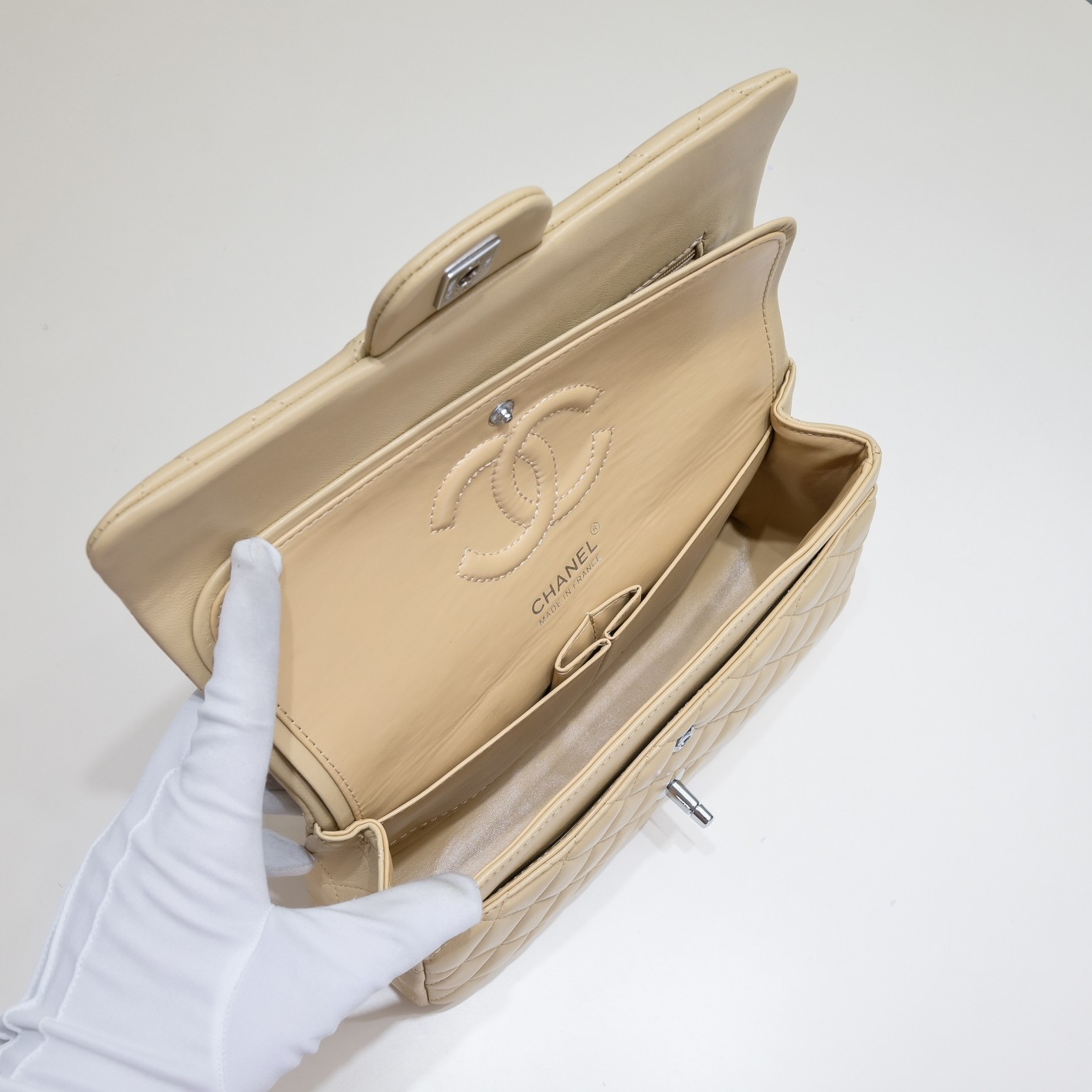 CC Inspired Classic Double Flap Bag Yellow Sier Hardware - Bag - Gorchic - $122.99