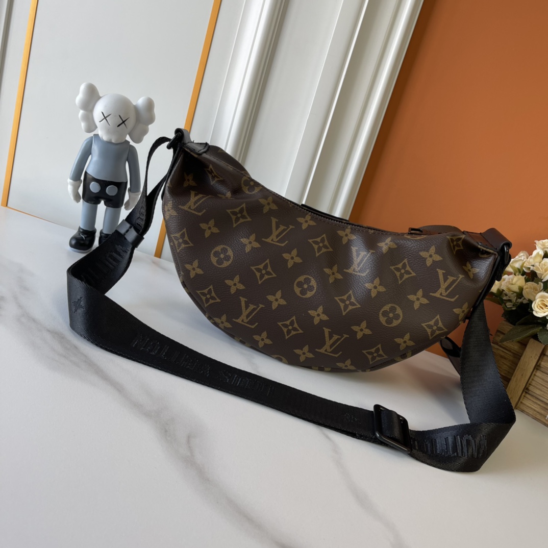 Designer Monogram Hamac Black Old Flower Trumpet Handbag - Gorchic - $135.99