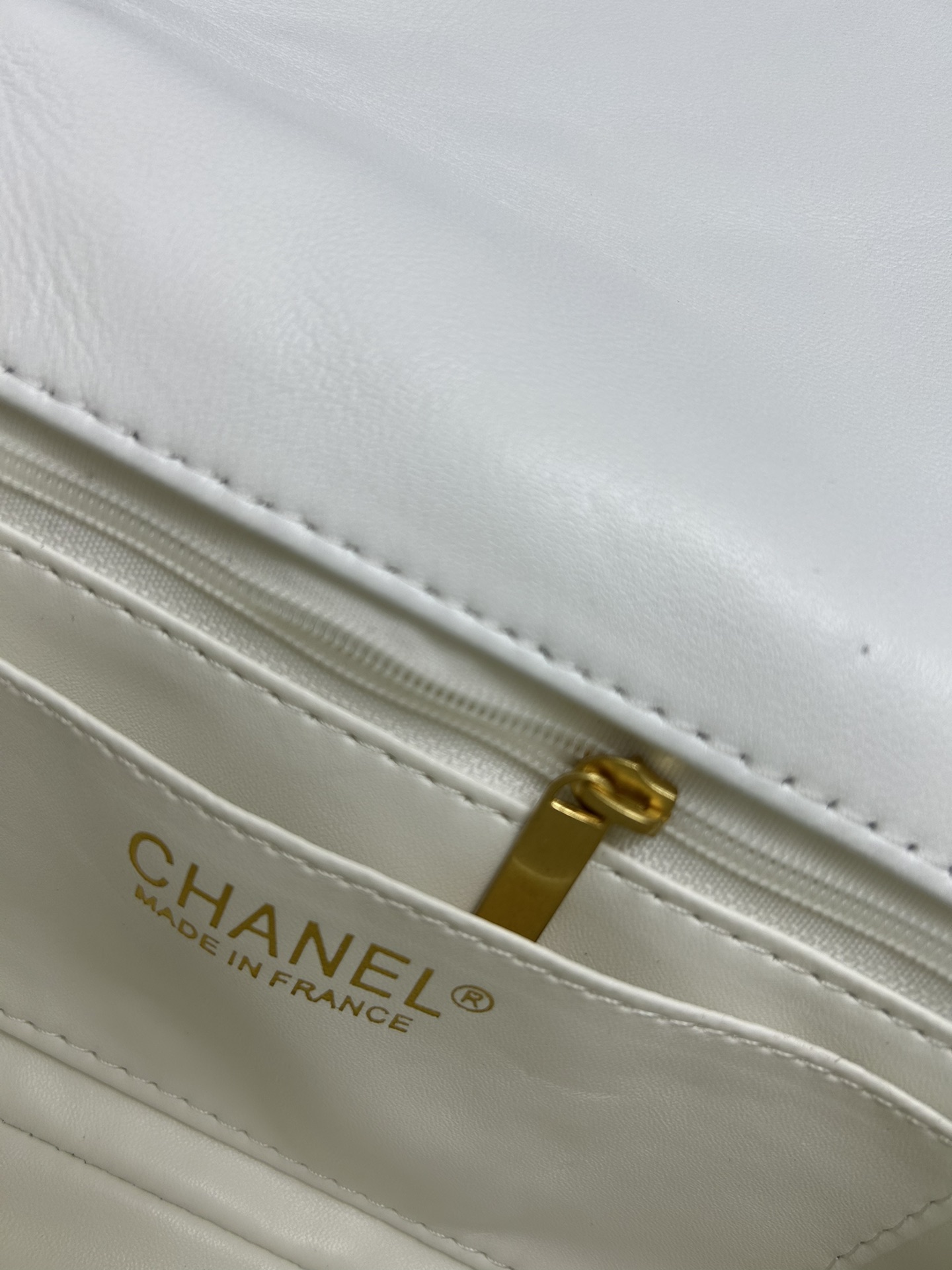 CC Inspired Mini Square Pearl Flap Bag White Leather Gold Hardware - Gorchic - $132.99