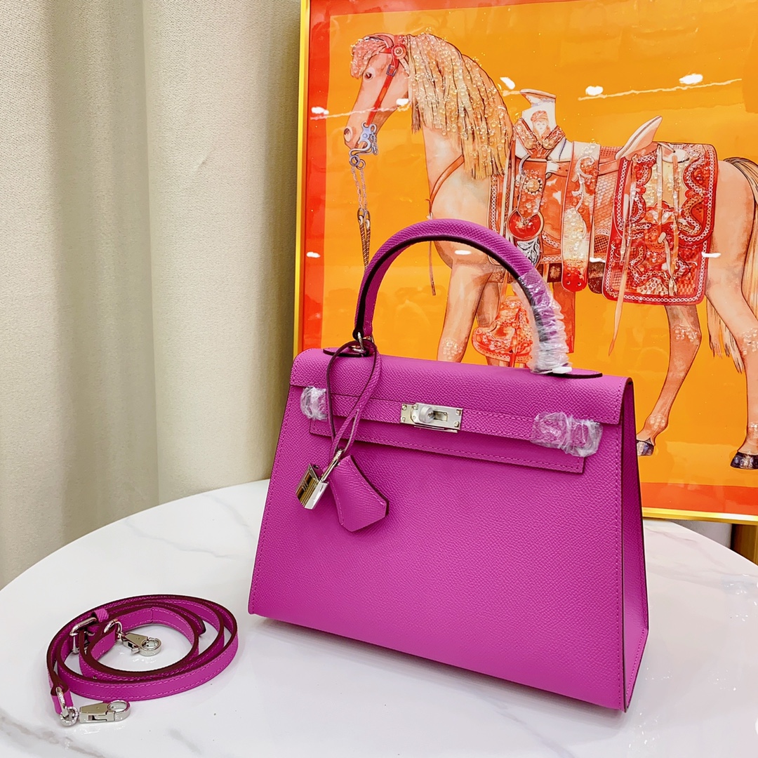 H-Inspired Kelly Haze Purple Silver Hardware - Bag - Gorchic - $156.99