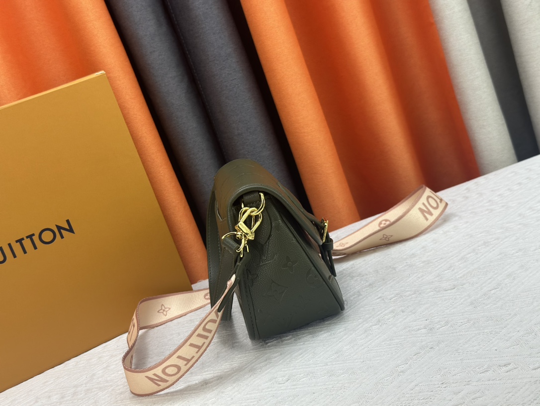 Designer Monogram  Diane Bag in Green - Bag - Gorchic - $124.99