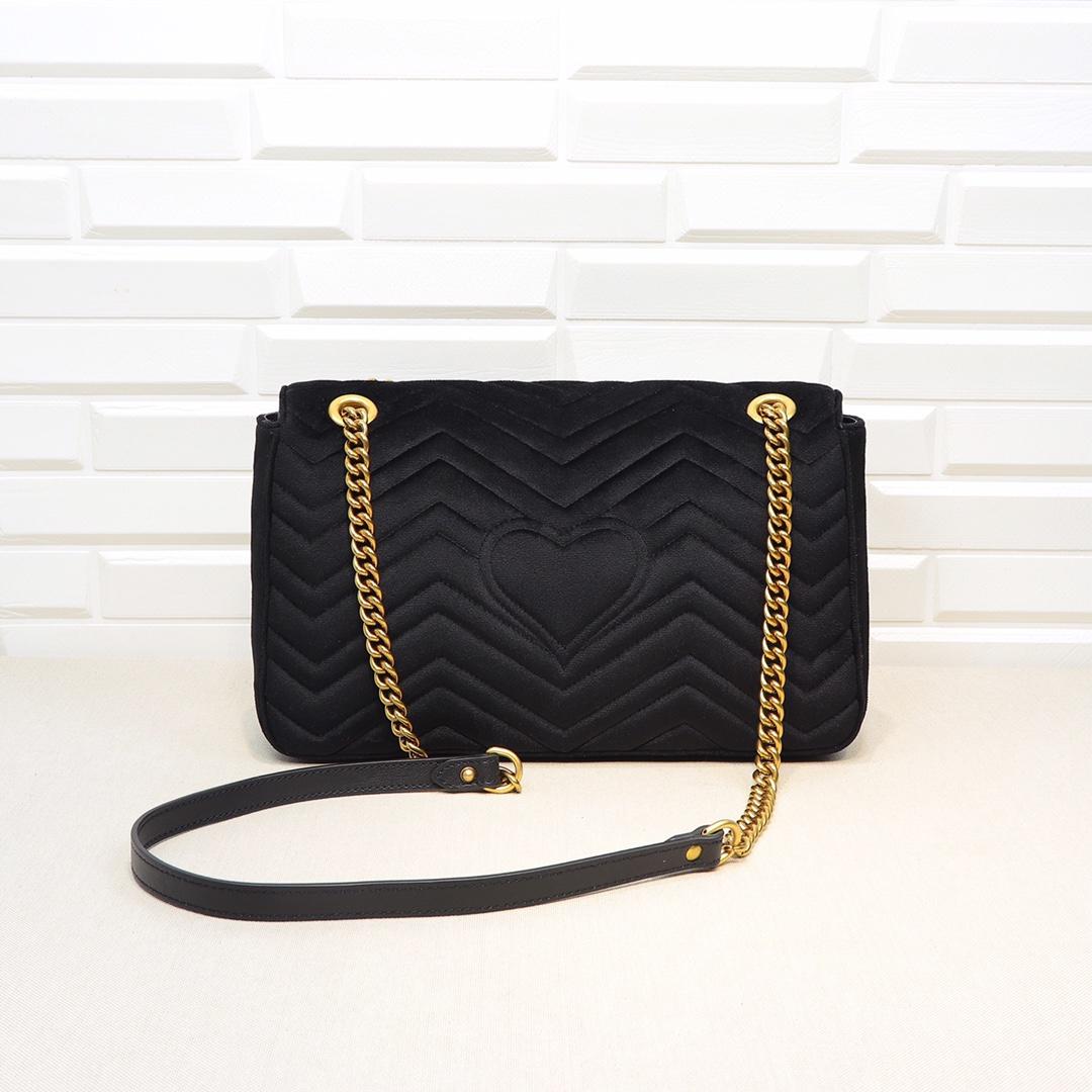 Double-G GG Marmont Shoulder Bag - Gorchic - $130.99