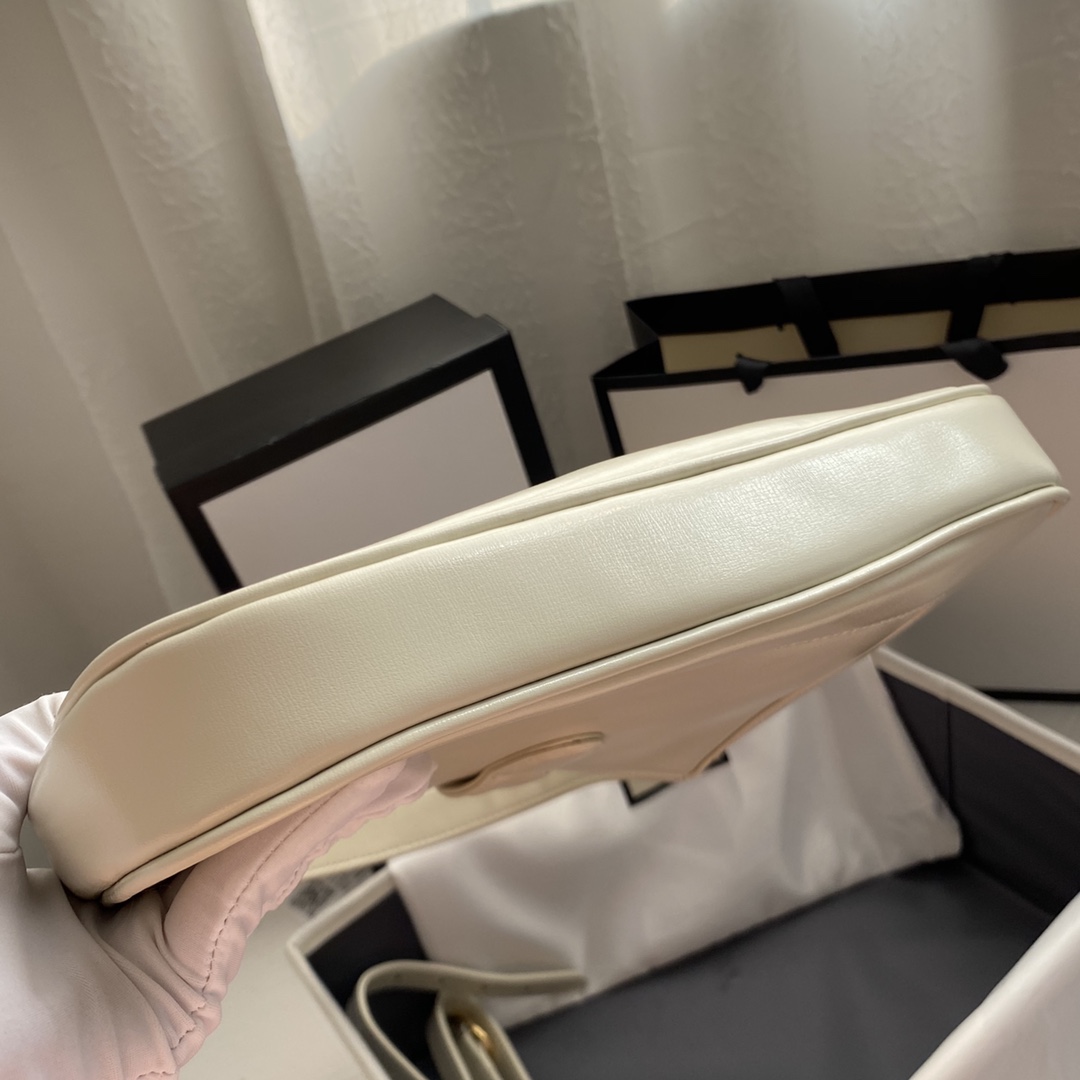 Double-G Jackie 1961 small shoulder bag-White - Bag - Gorchic - $124.99