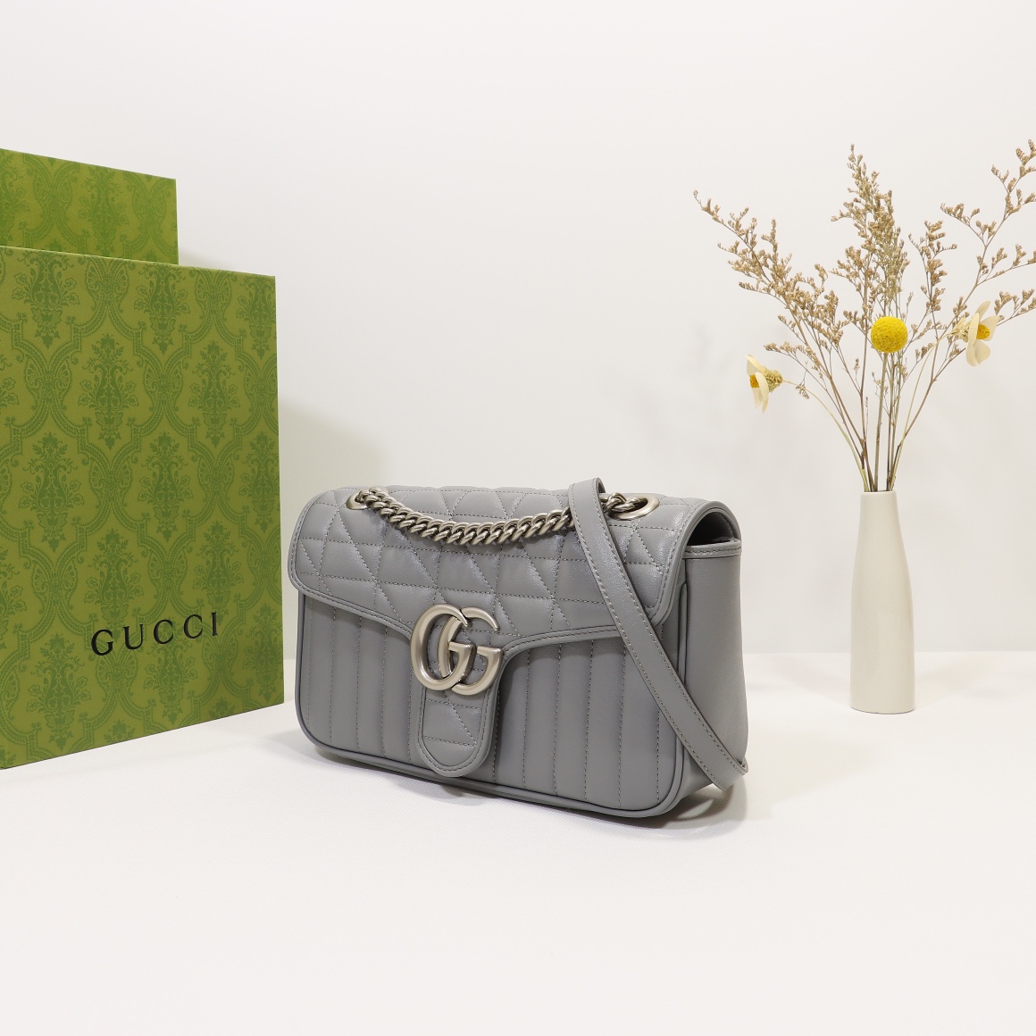 Double-G GG Marmont Shoulder Bag - Gorchic - $101.99