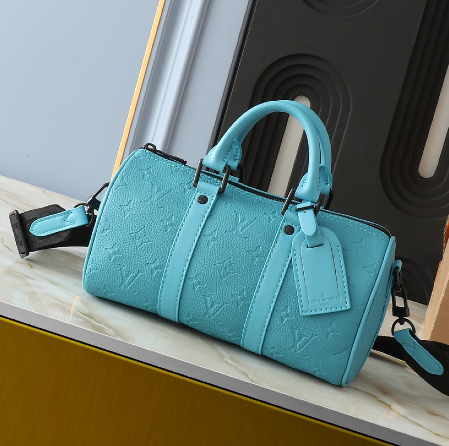 Designer Monogram Keepall 25 Blue Pillow Bag - Gorchic - $135.99