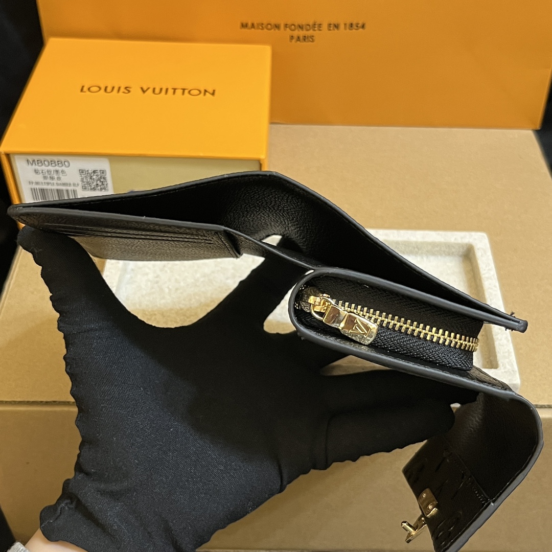 Designer Monogram Métis Monogram Empreinte Wallet-Black Wallet - Gorchic - $55.99